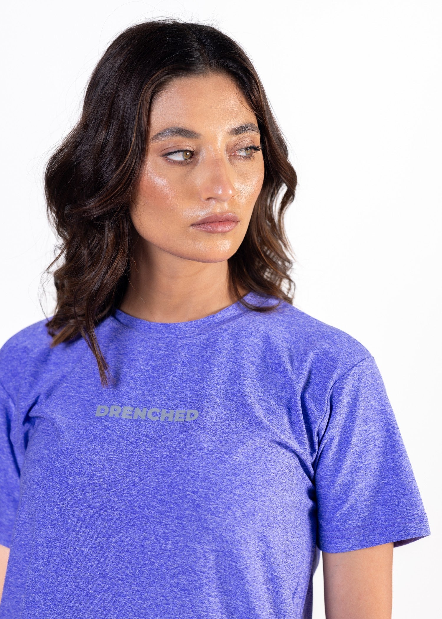 polyester nylon T Shirt in Purple