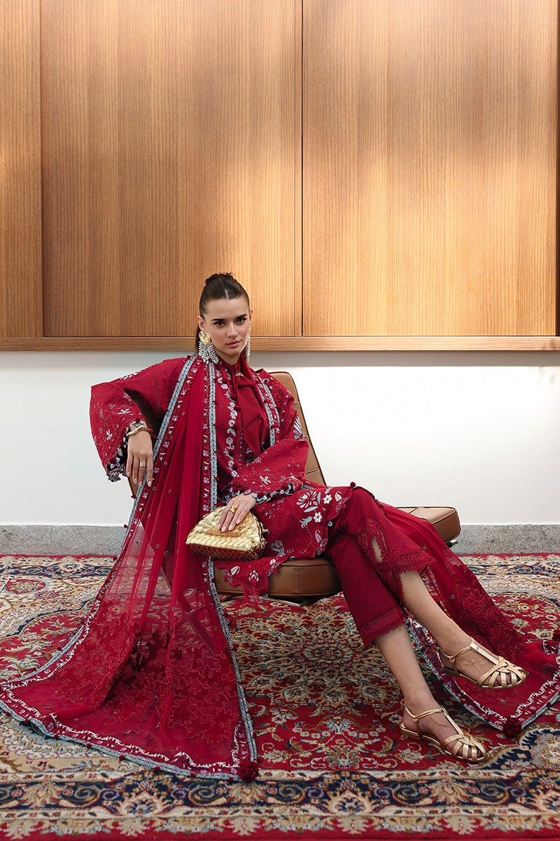 Chikankari Eid Edit Lawn – CM-03 RUBY
