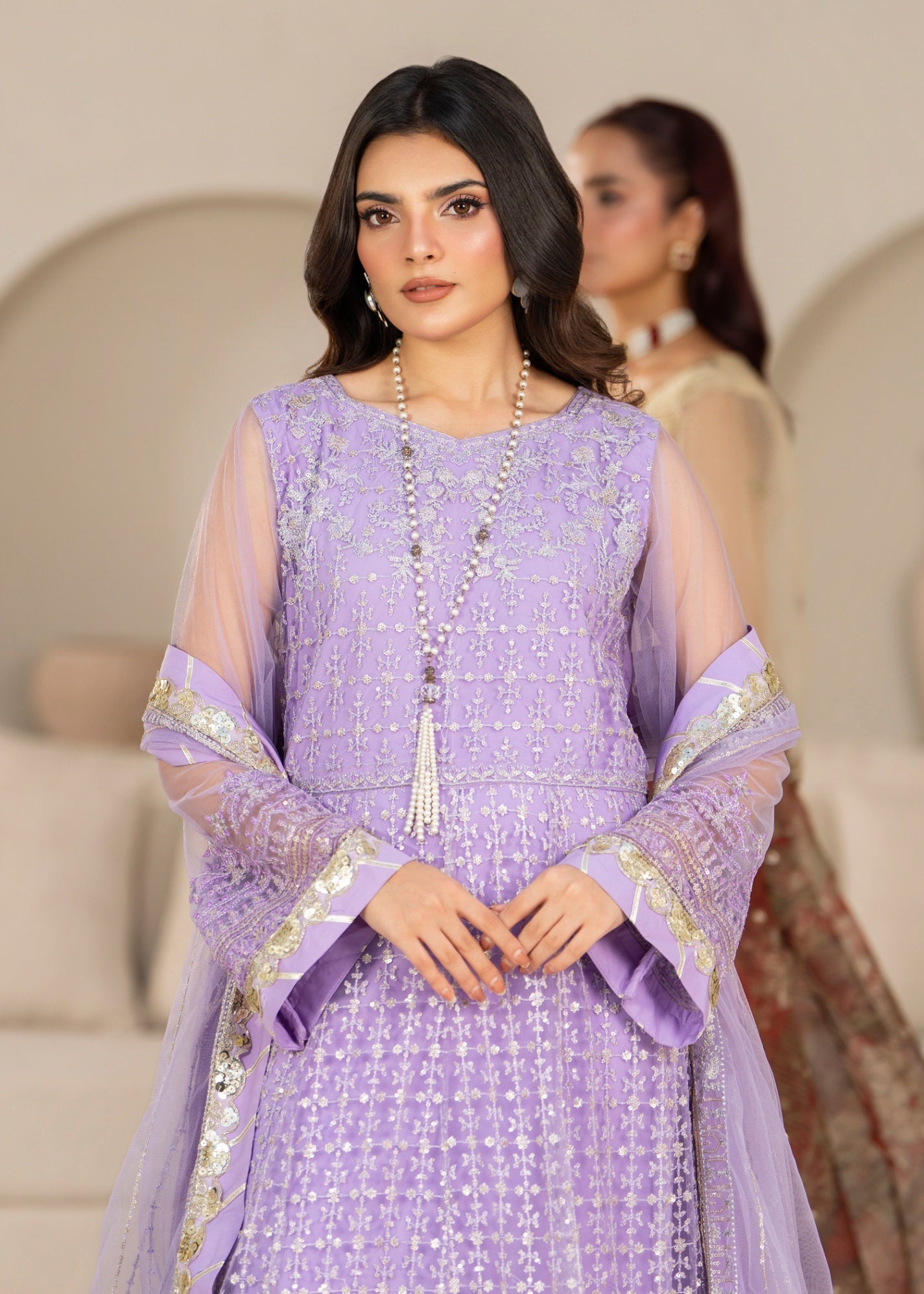 net Maxi in Lilac