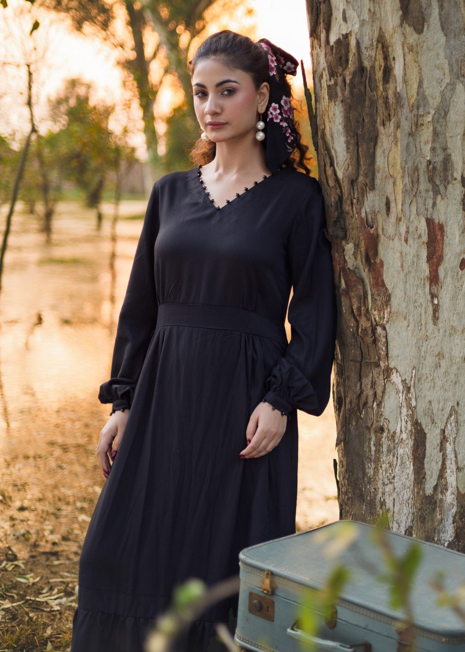 pure marina Maxi in Black