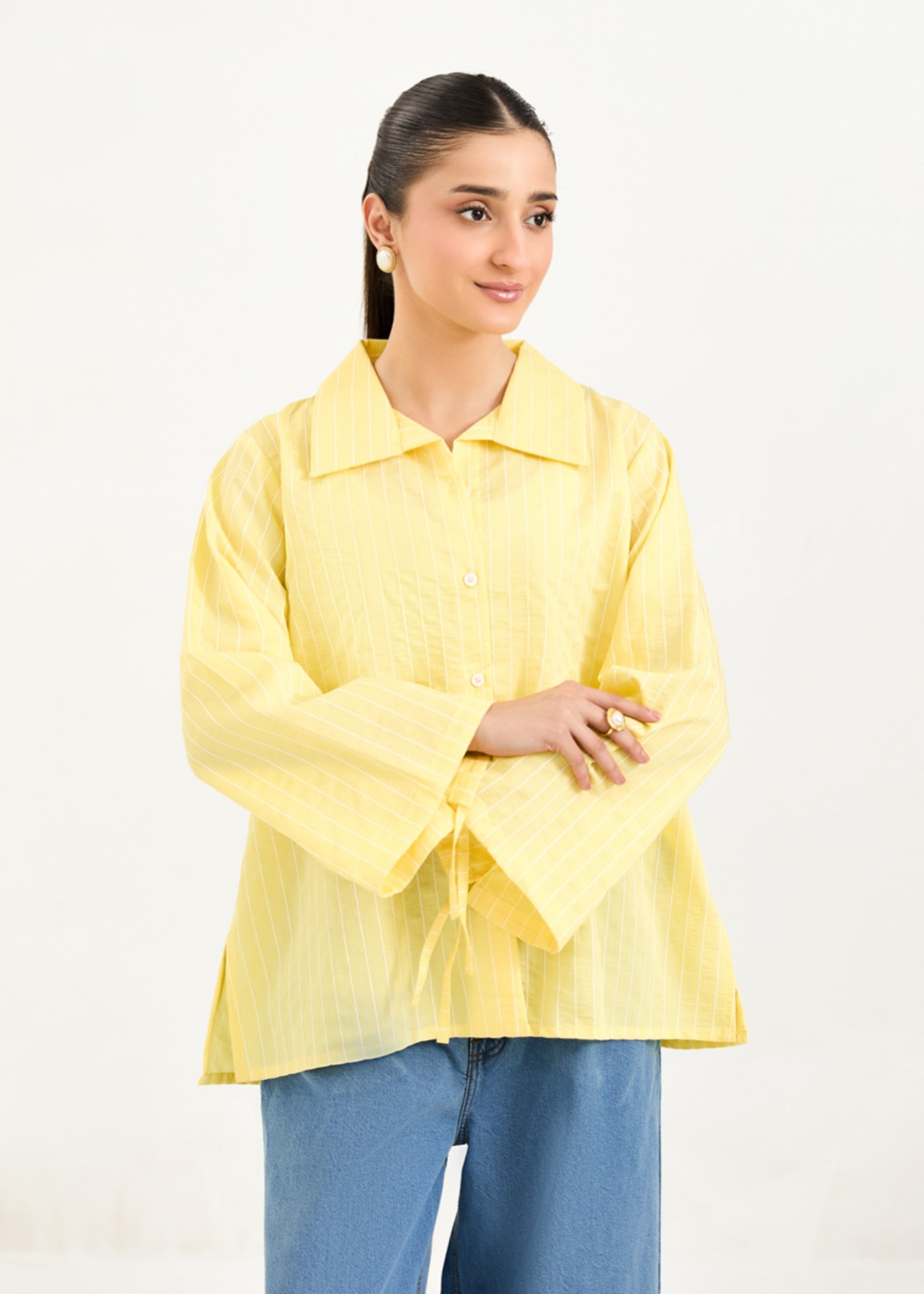 polycotton Top in Yellow