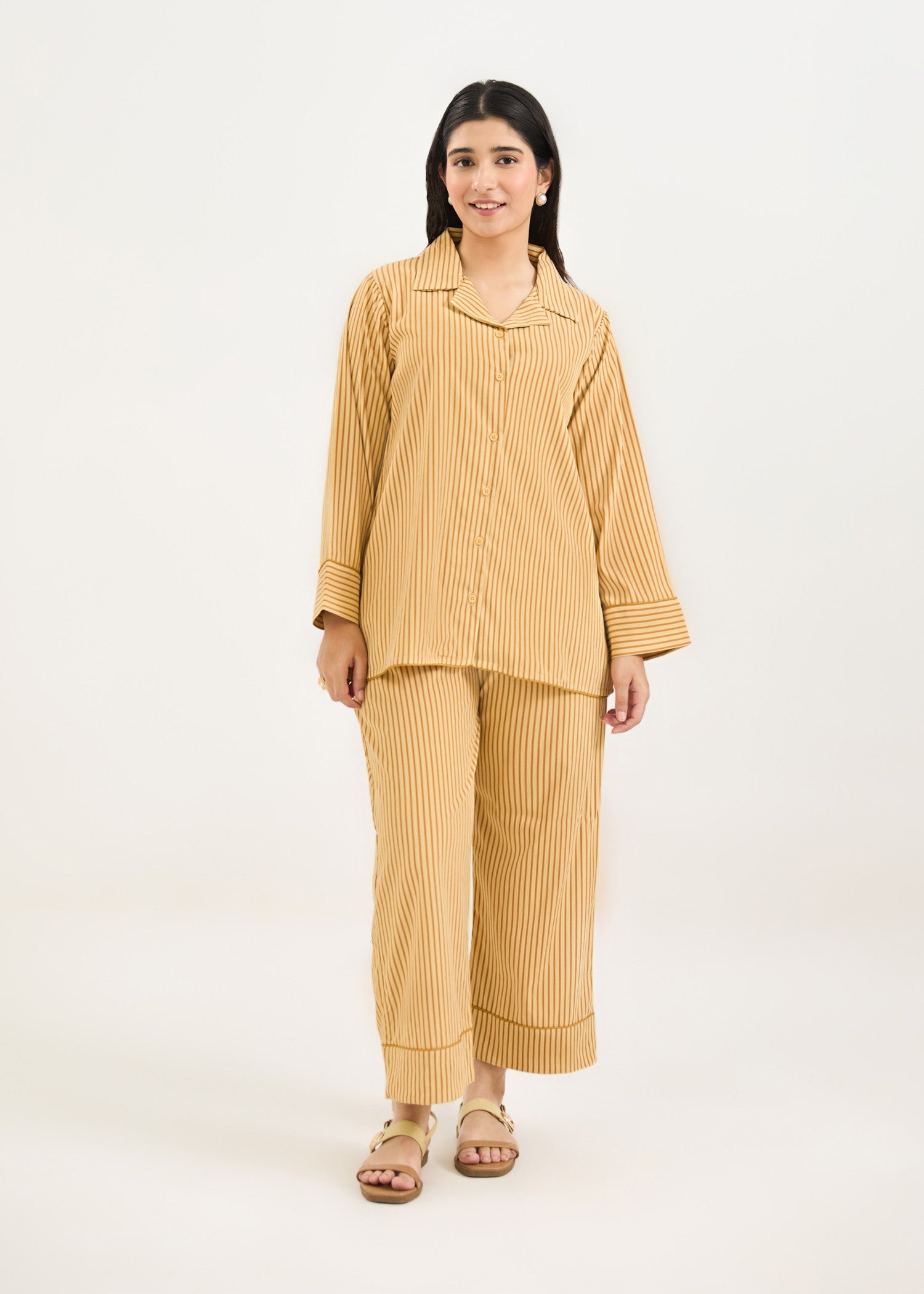 polycotton Co Ord Sets in Mustard