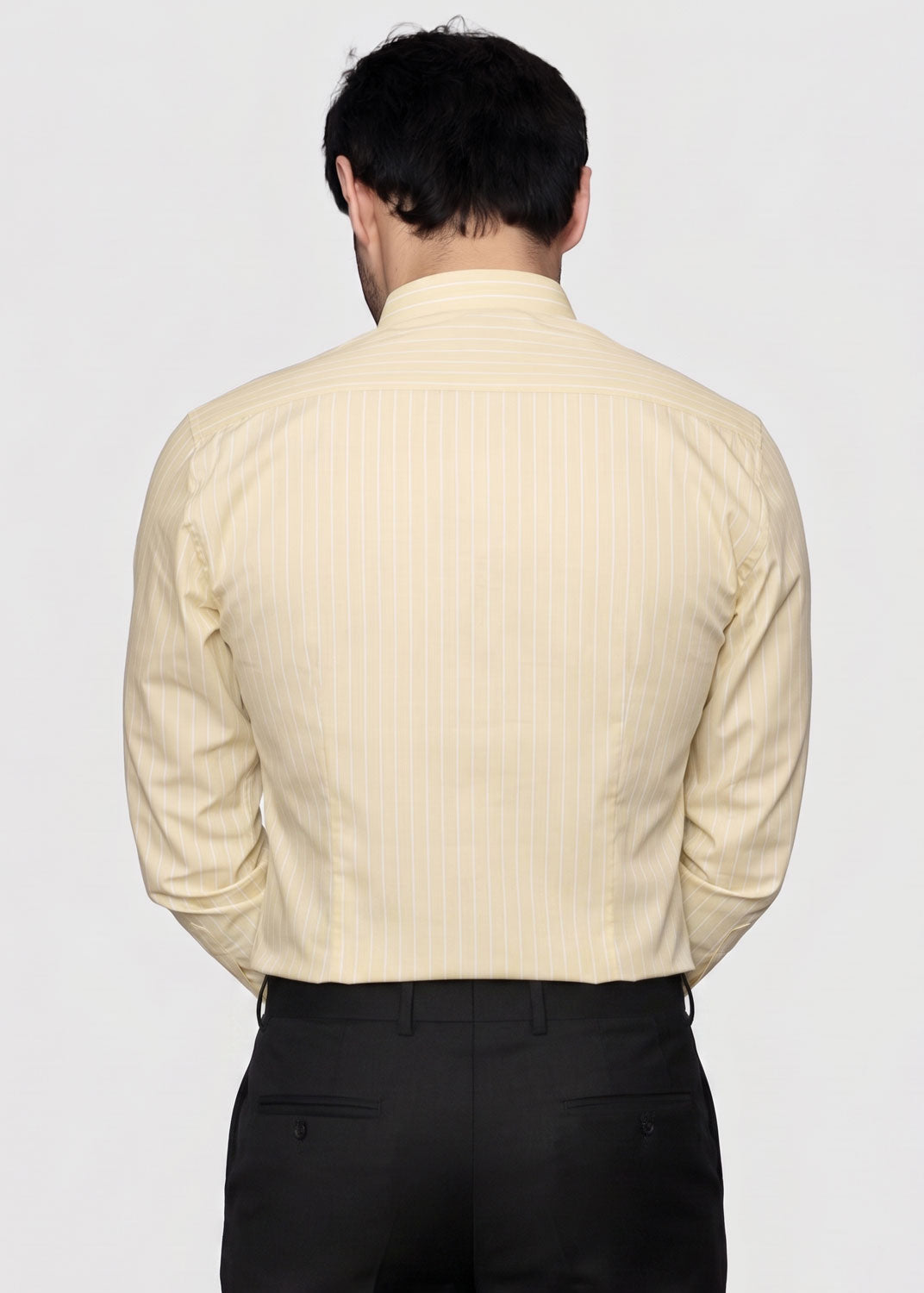 cotton Casual Shirt in Light yellow