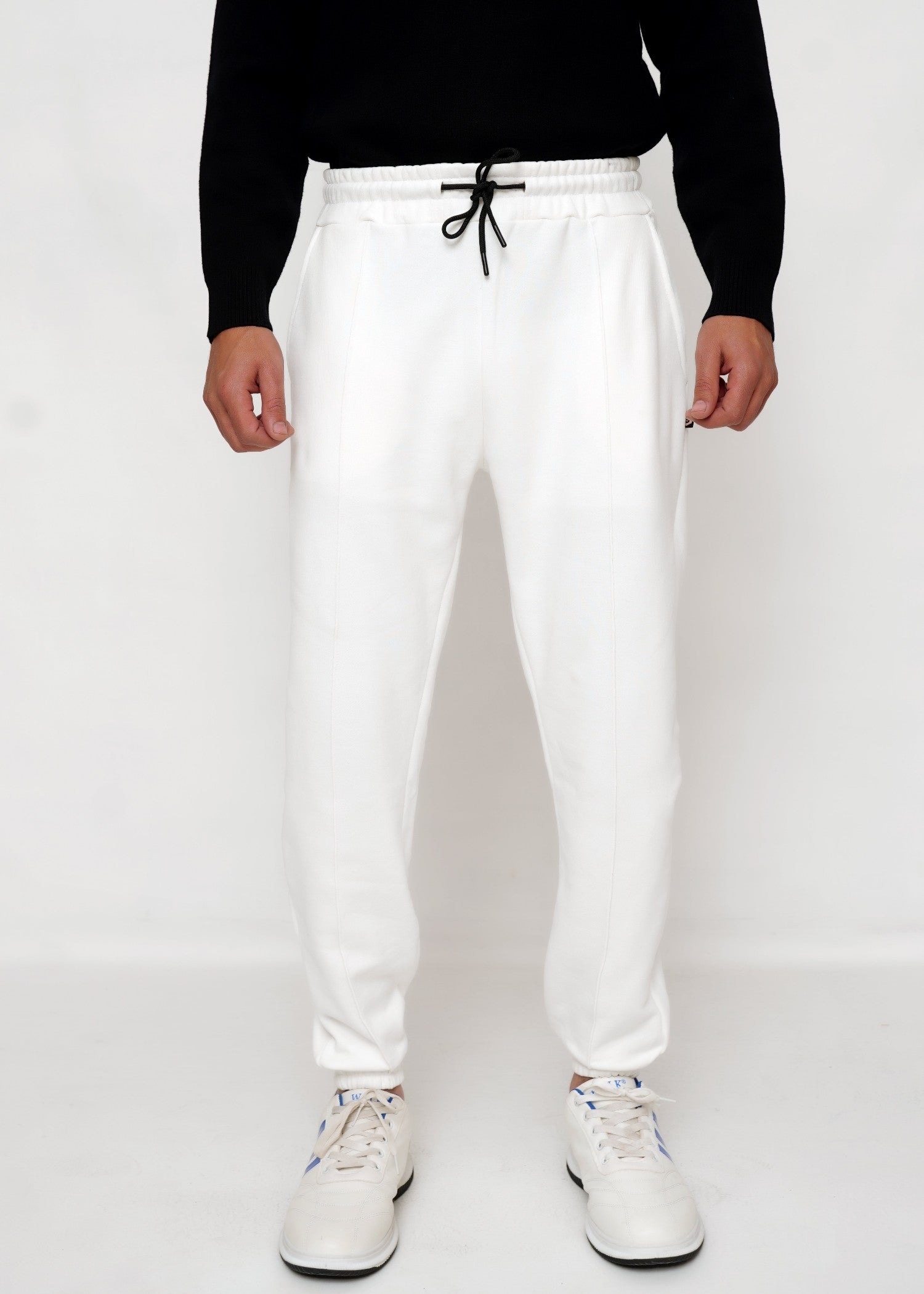 terry Jogger Pants in White