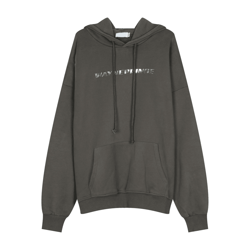 Korean Metal Letter Design Sense of Simple Ins Sweater