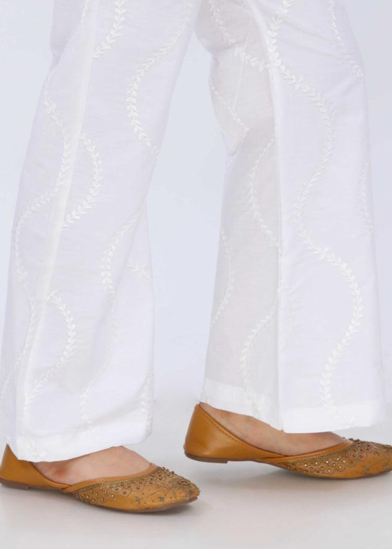 cambric Trousers in White smoke