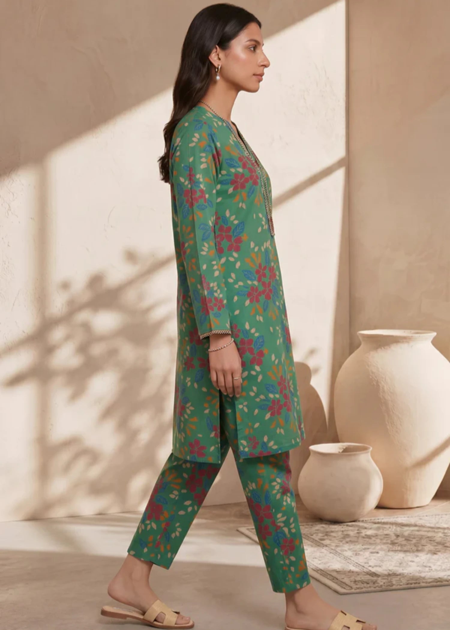 lawn Co Ord Sets in Green