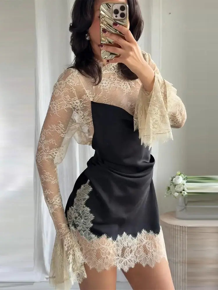 ELISA SATIN DRESS