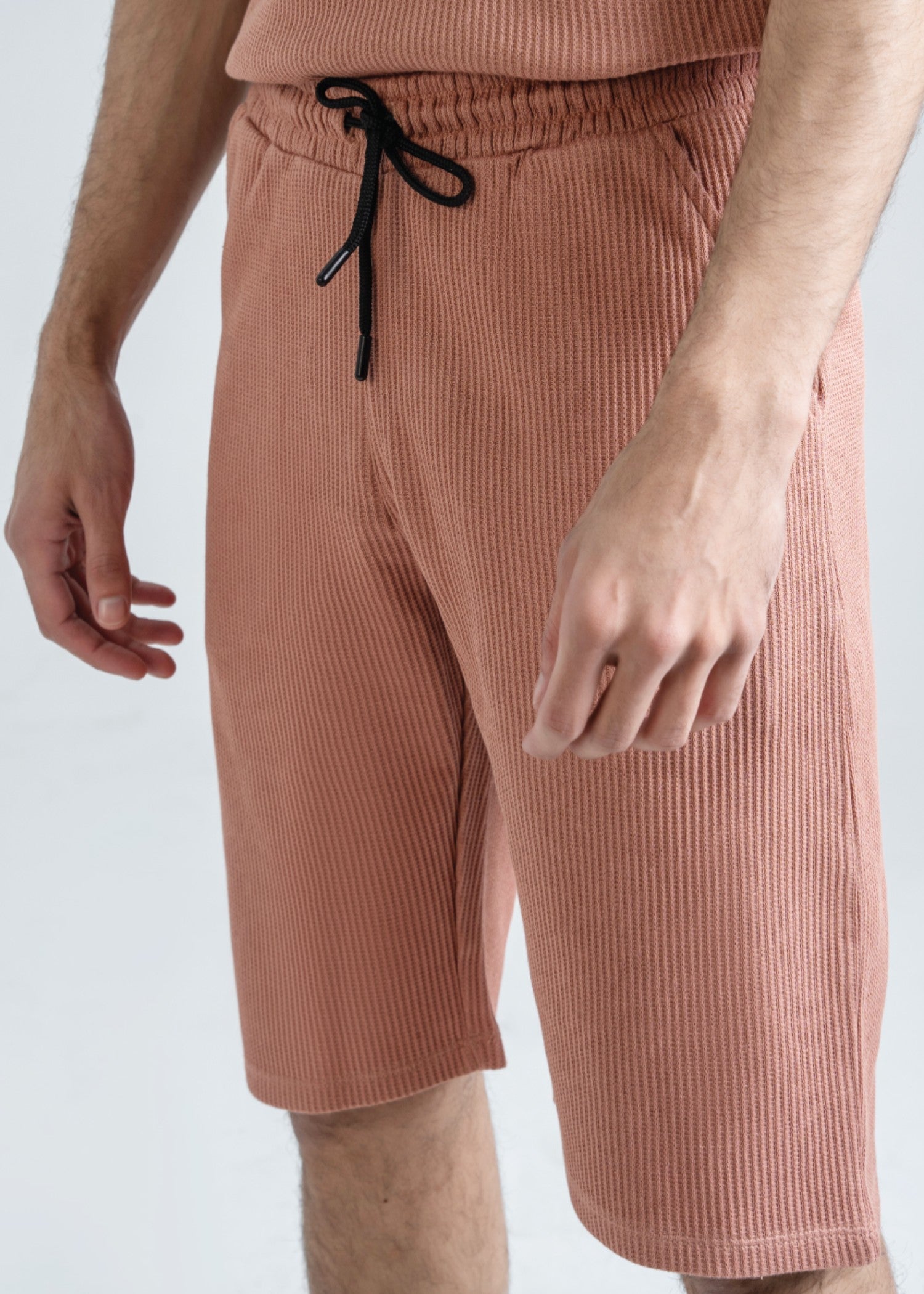 cotton Shorts in Peach pink