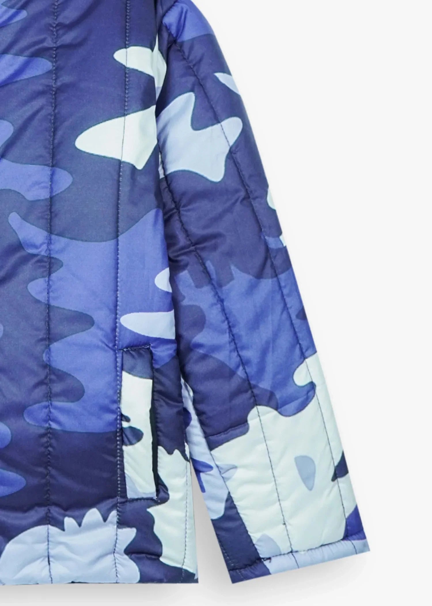 polyester Jacket in Cornflower blue