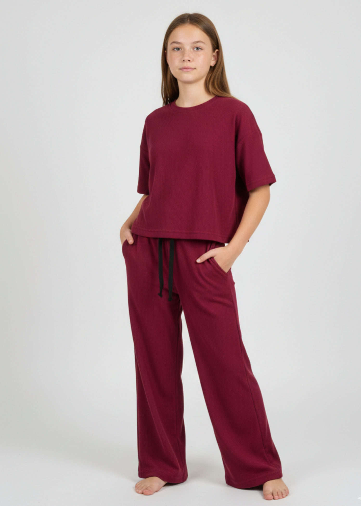 Co Ord Sets in Burgundy