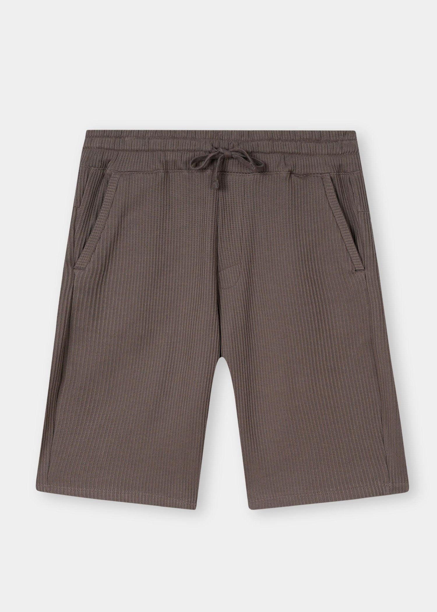 pure cotton Shorts in Coffee brown