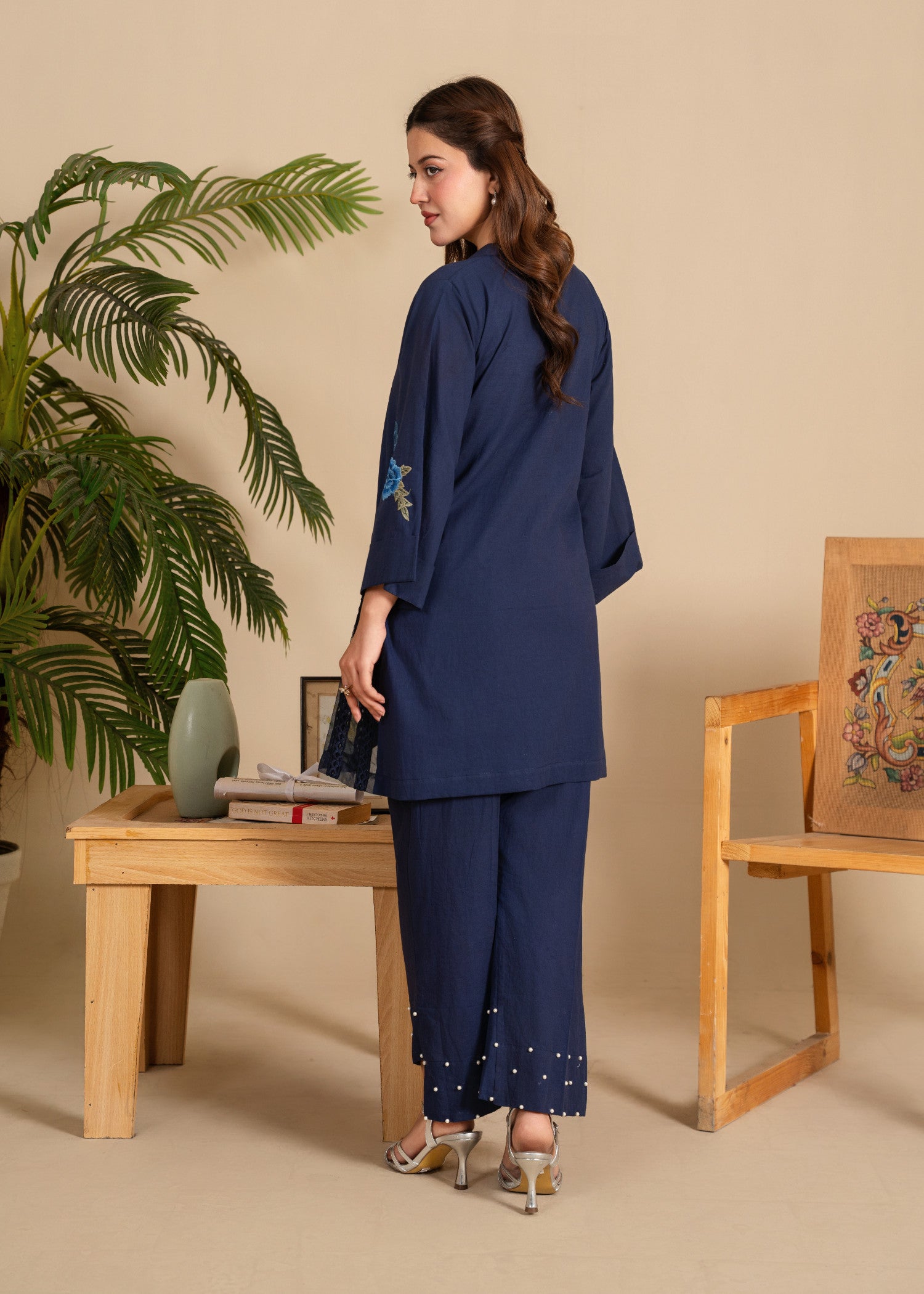 cotton Co Ord Sets in Dark blue