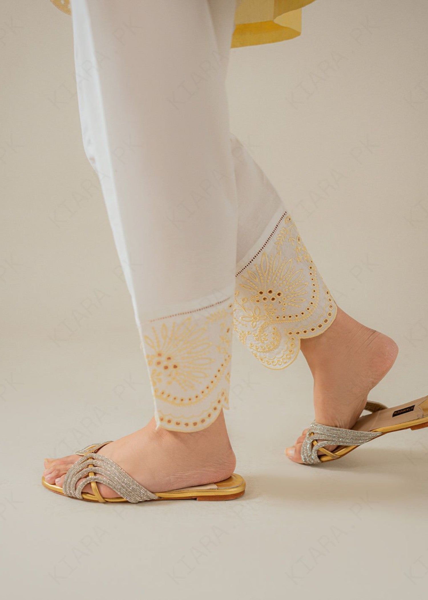 ribbed lawn Co Ord Sets in Yellow