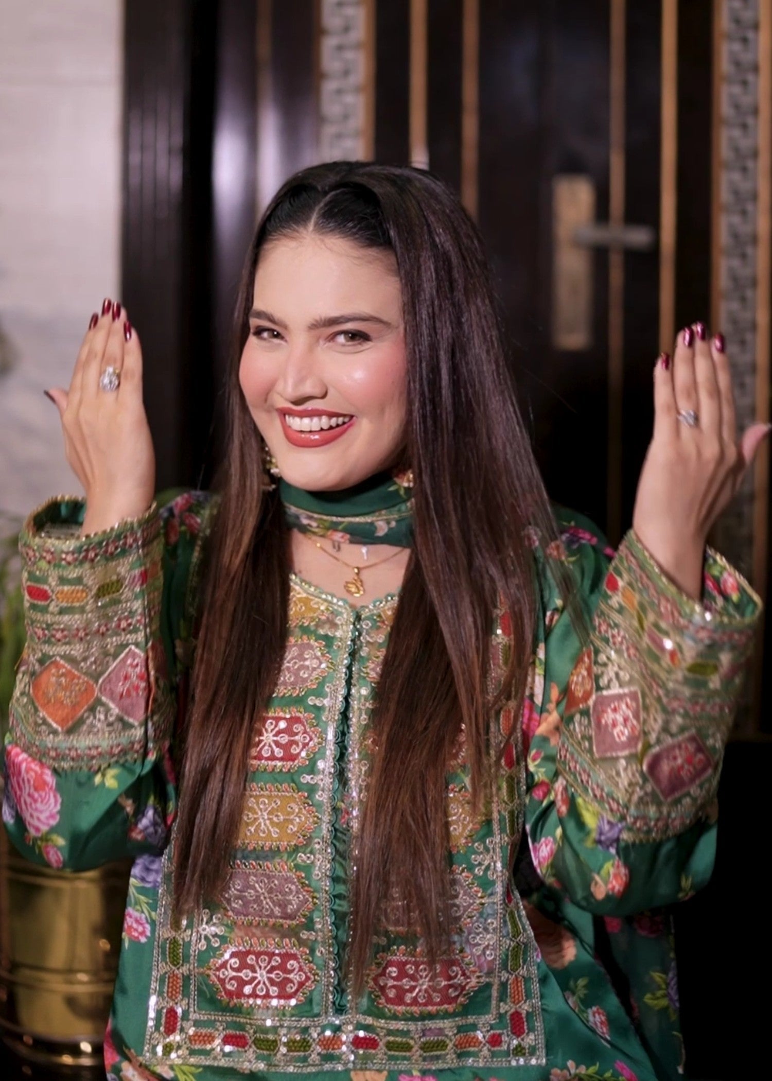 charmuse/shamooz Kurta Set in Green