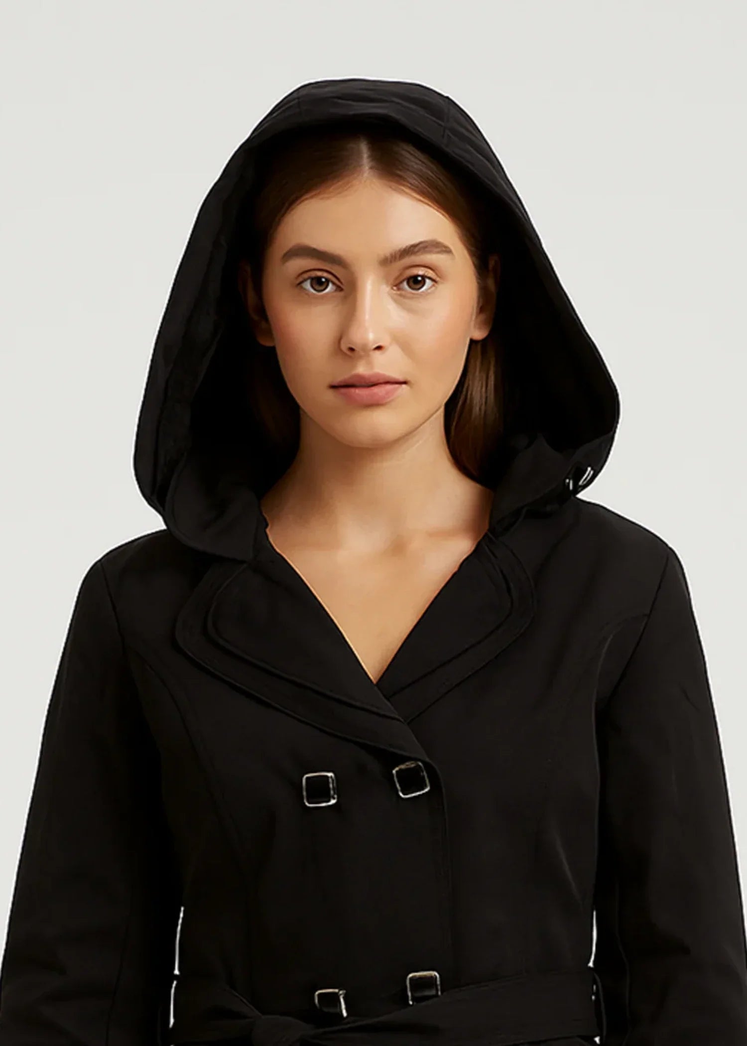 cotton Coat in Black