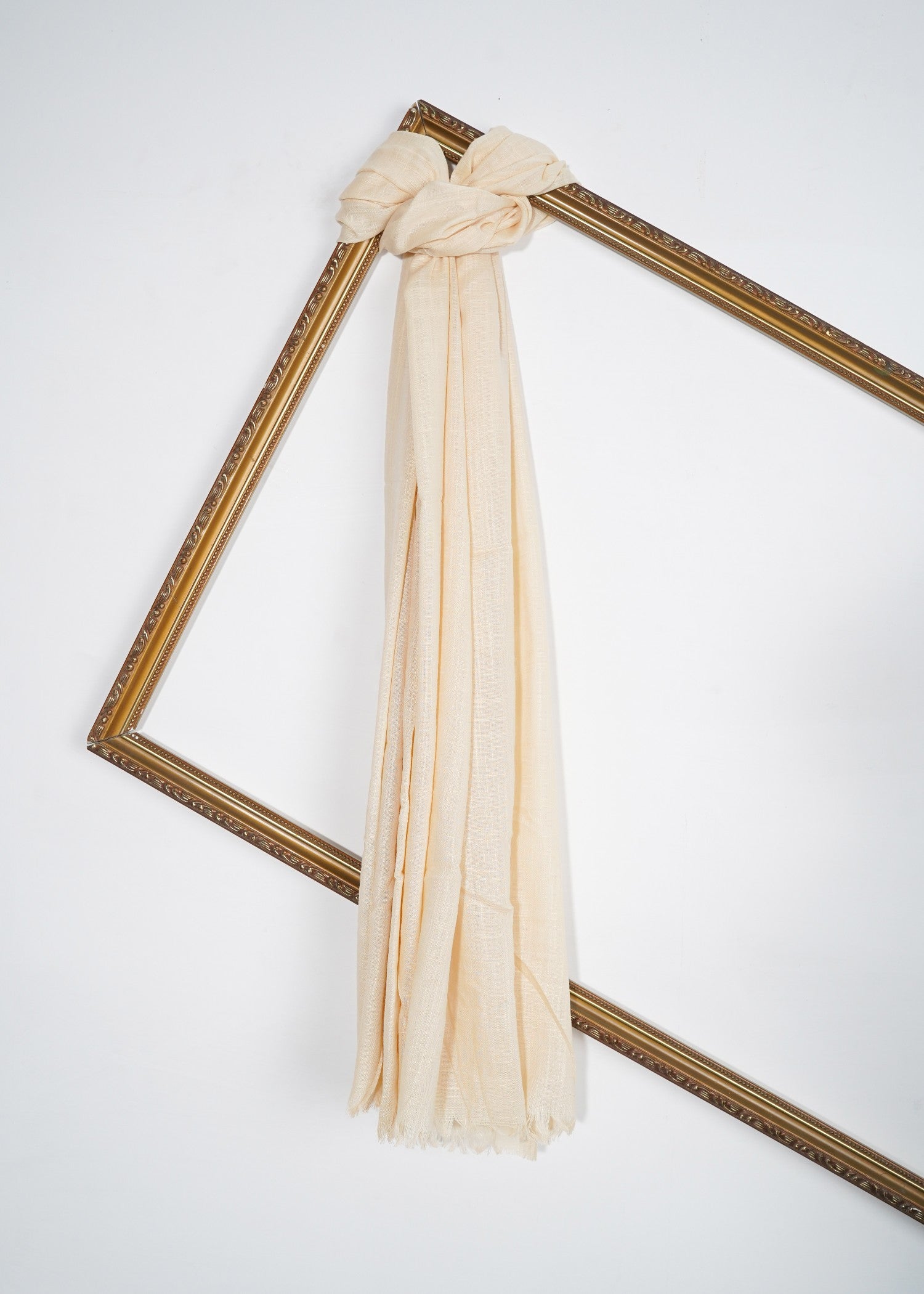 lawn Hijab in Cream