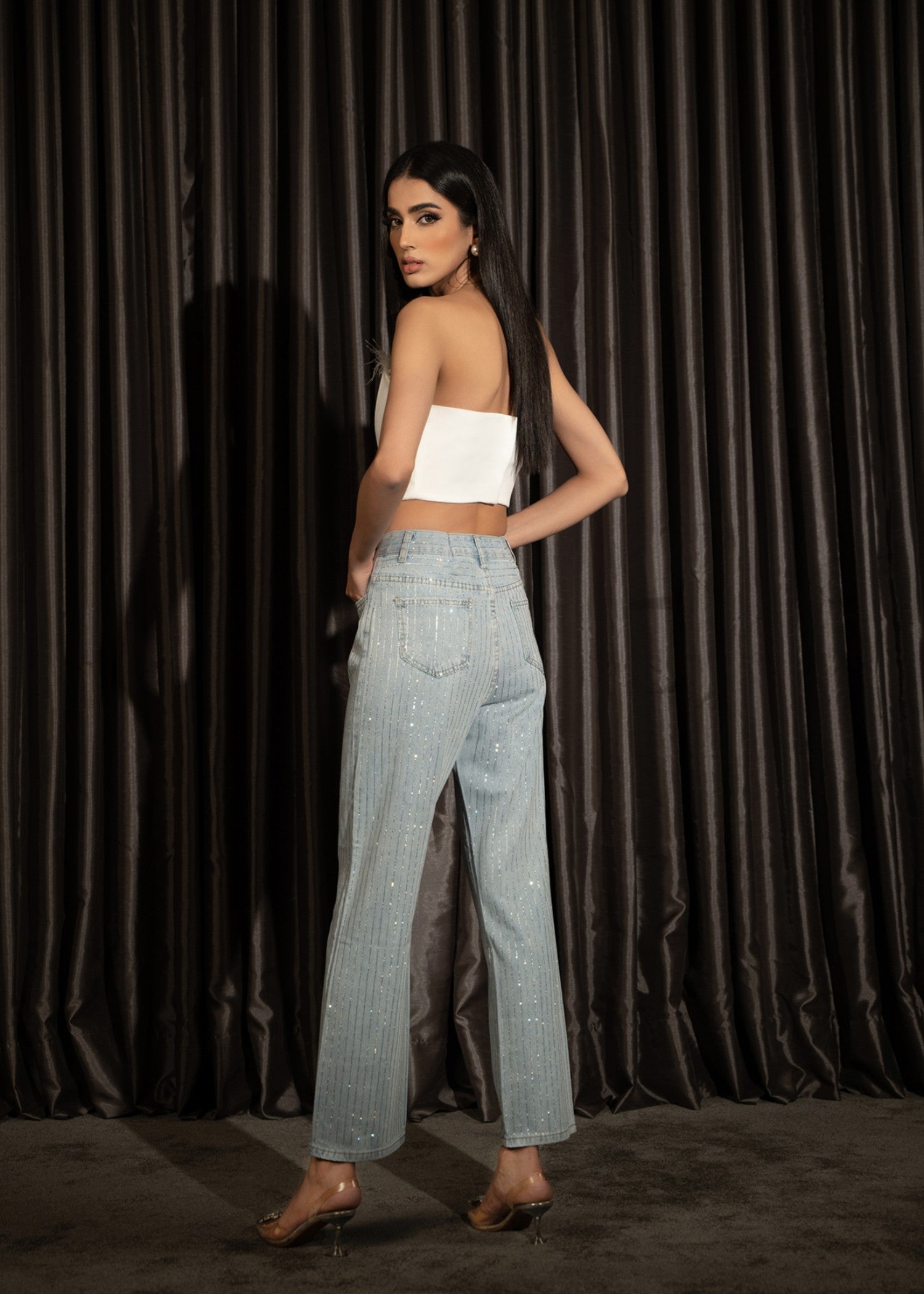 denim Jeans in Light blue