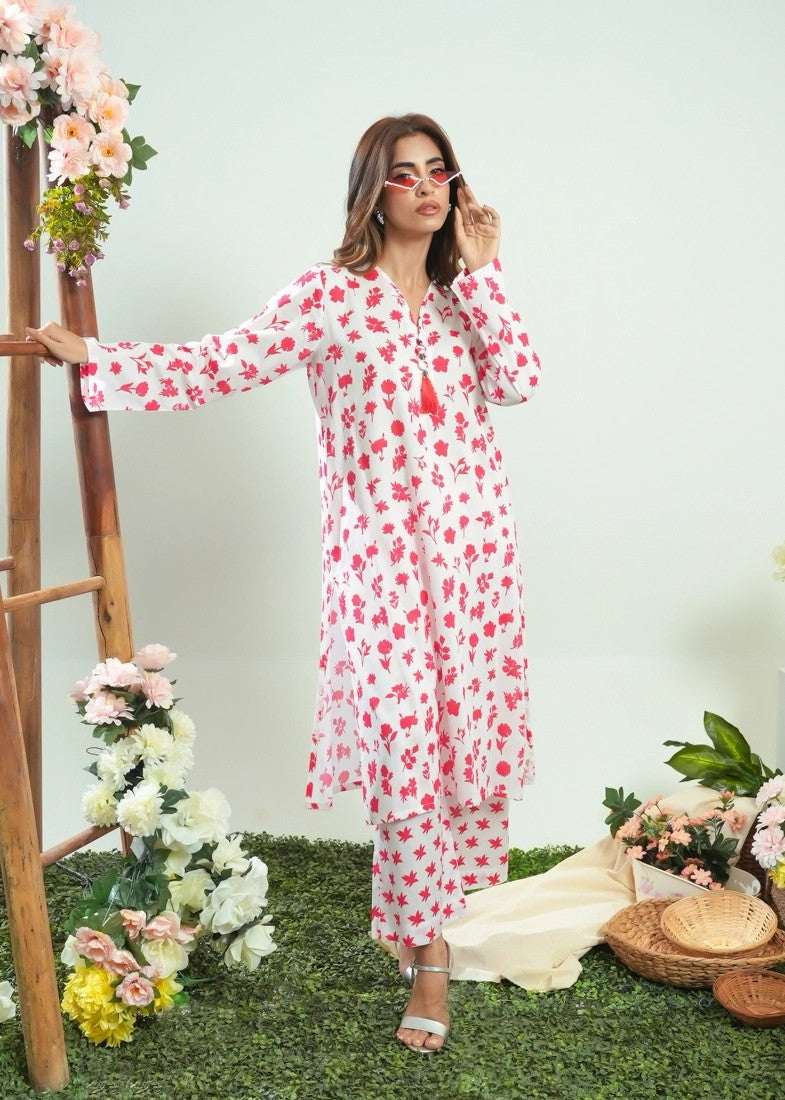 cambric Co Ord Sets in White