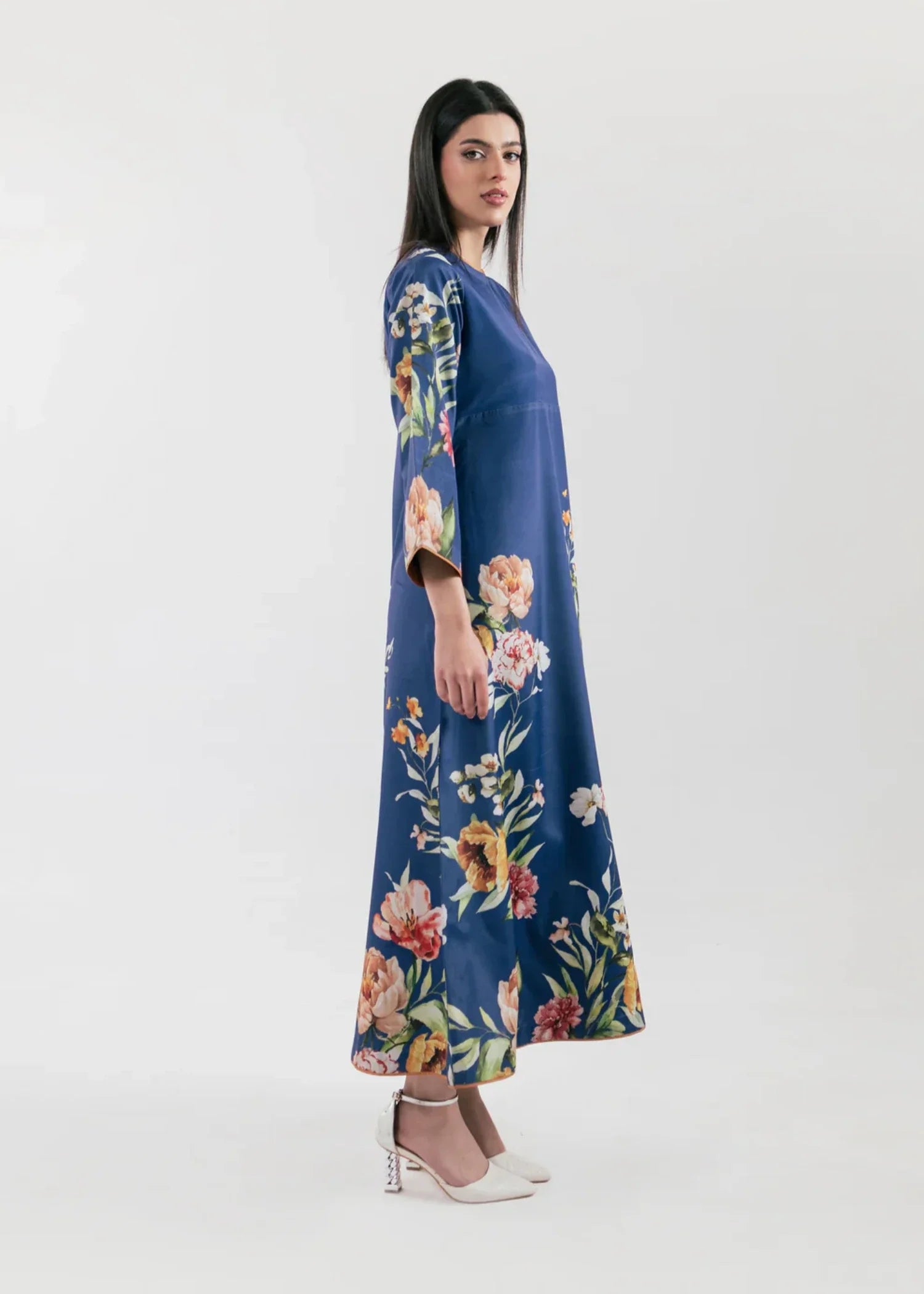 poly lawn Maxi in Sapphire blue