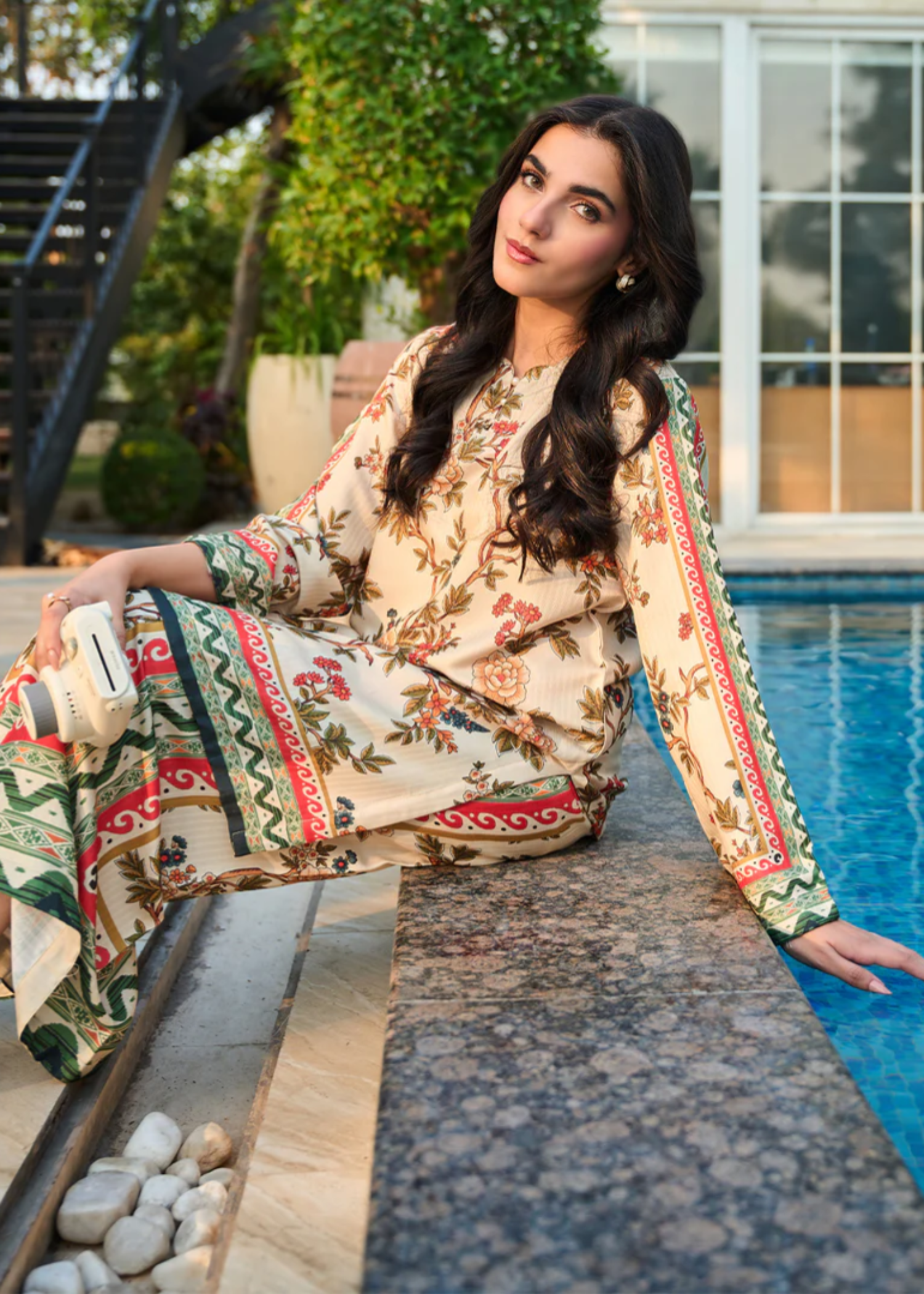 blended wool Co Ord Sets in Multi