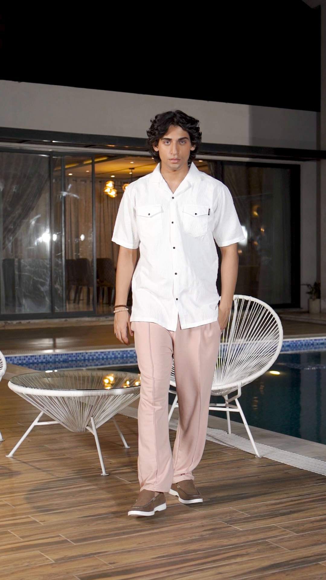 terry Trousers in Blush pink by Ecowears.Pk