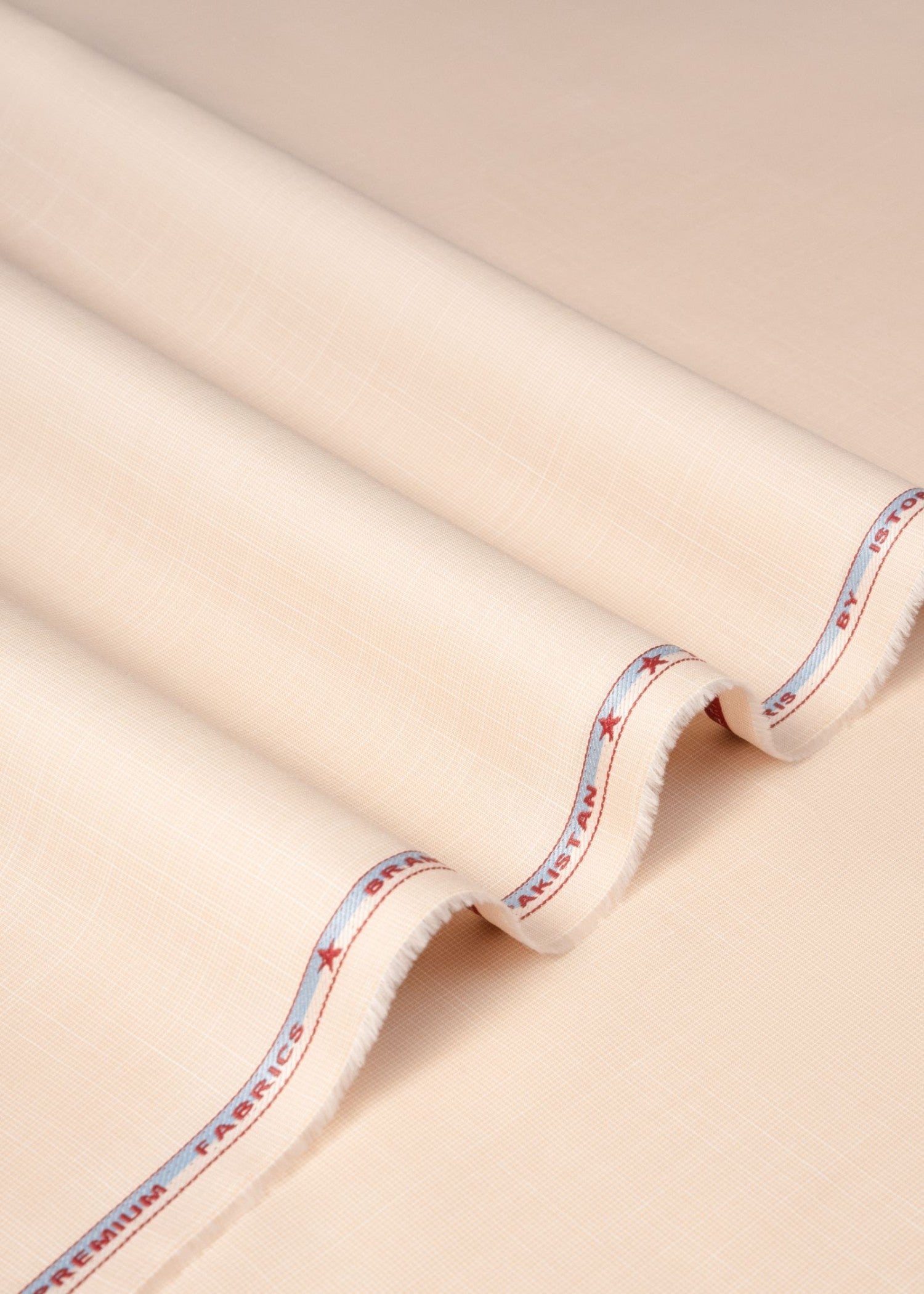 cotton Unstitched in Apricot orange