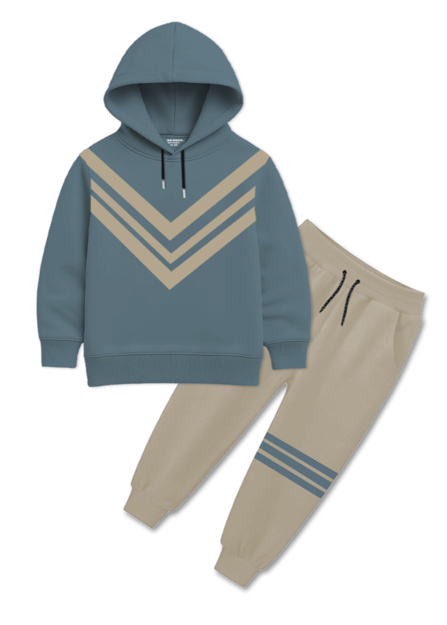 Co ord Sets in Cream, steel teal