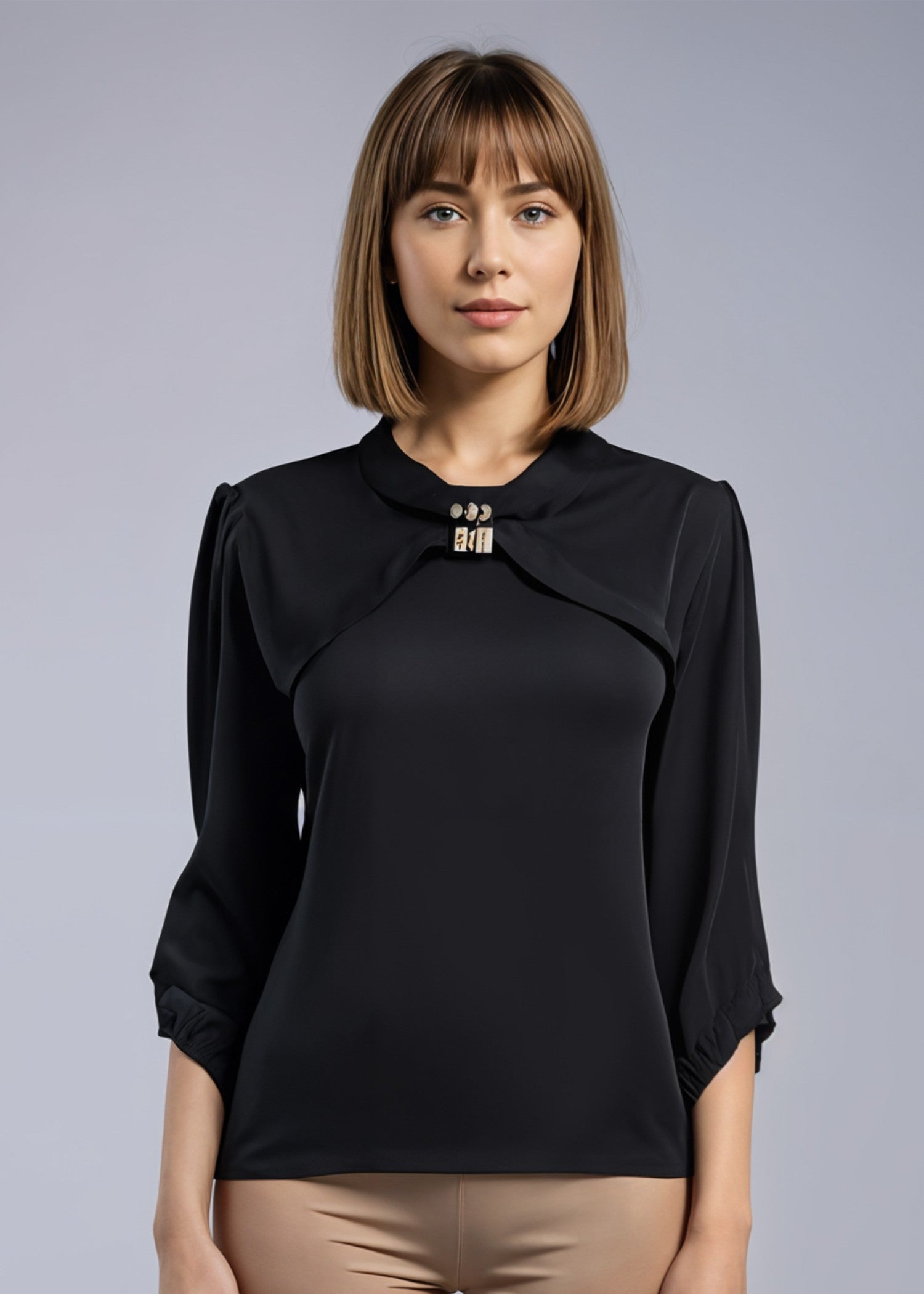 spandex Tunic in Black