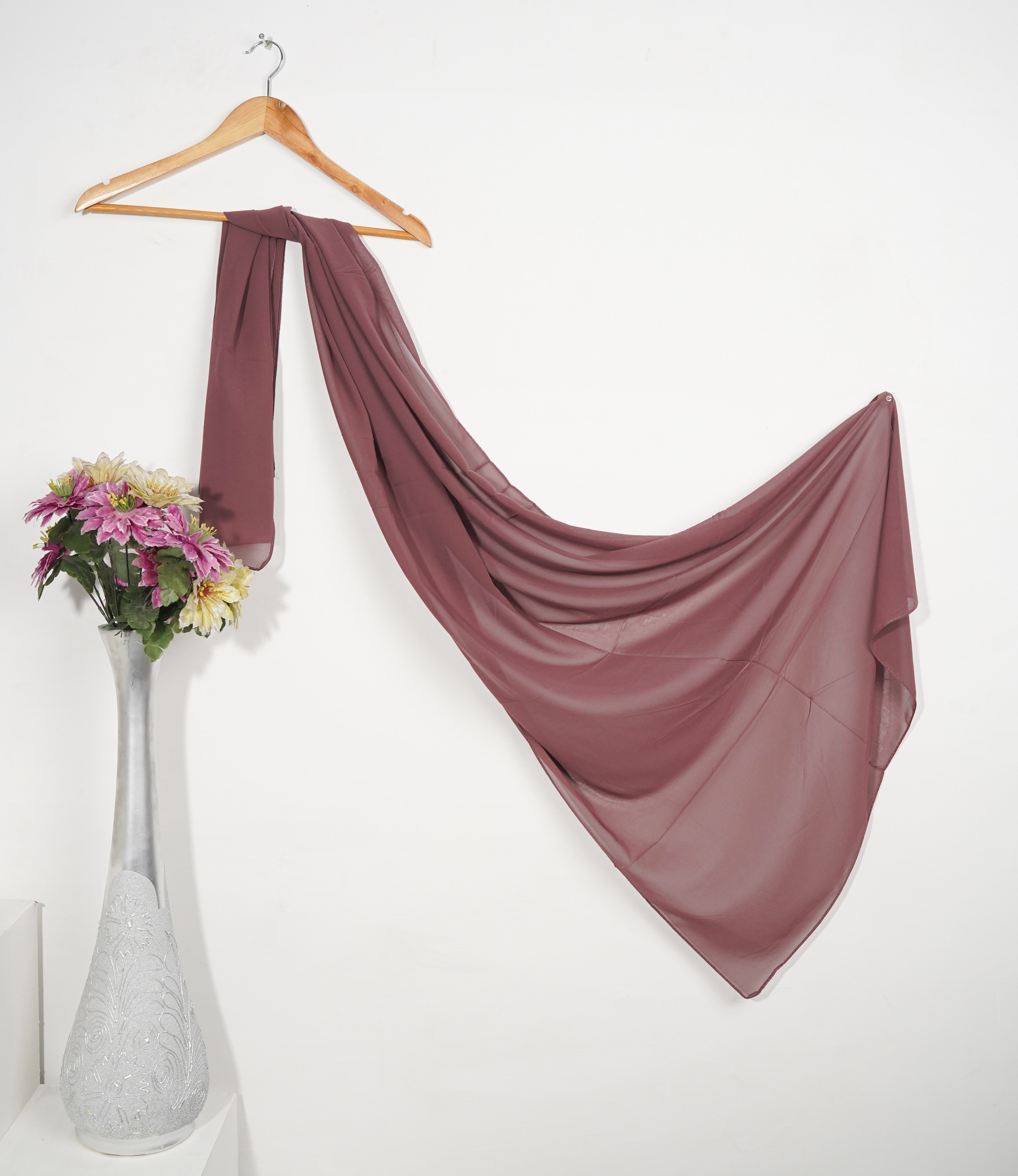 chiffon Hijab in Brown