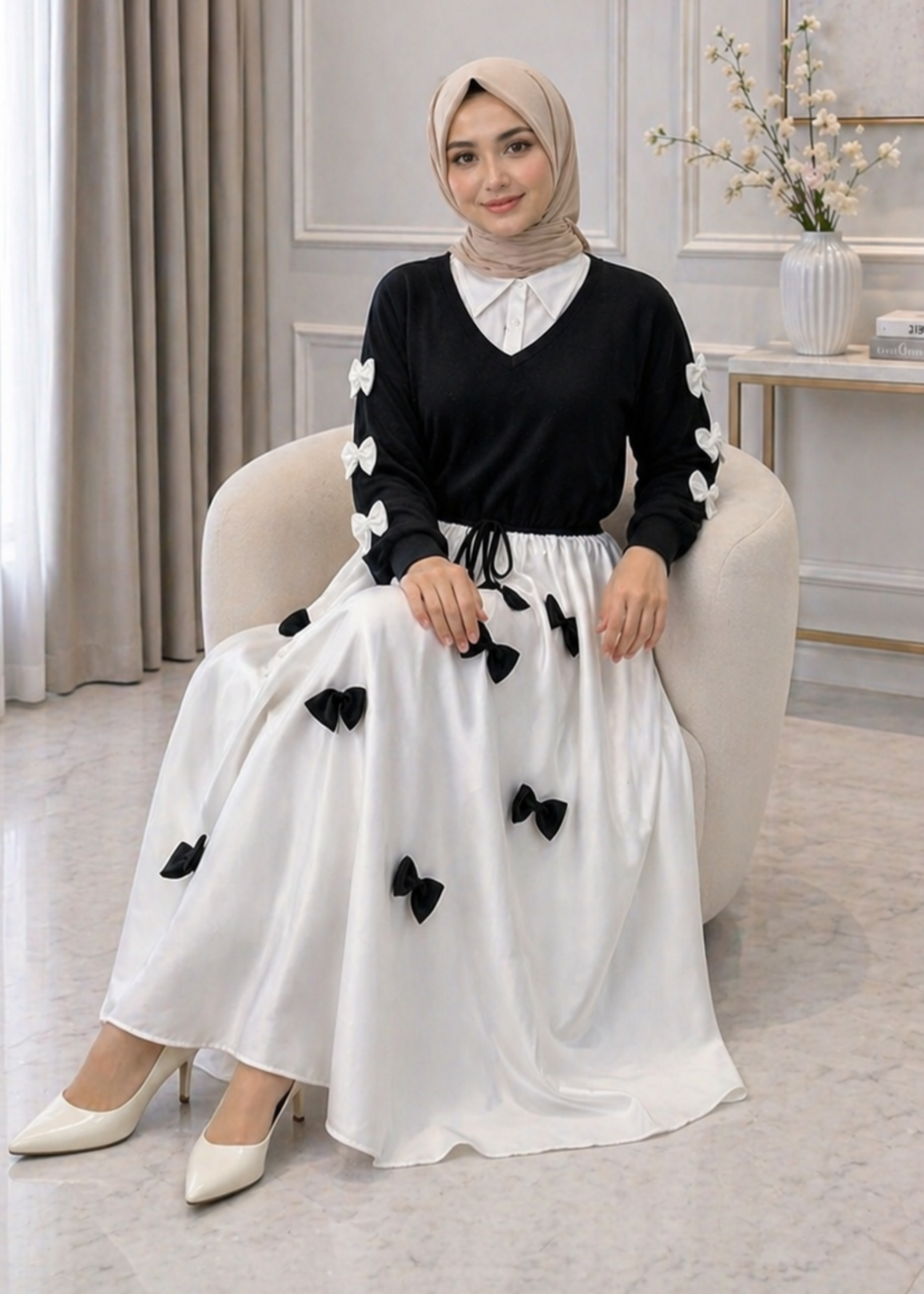 grip Maxi in White, black