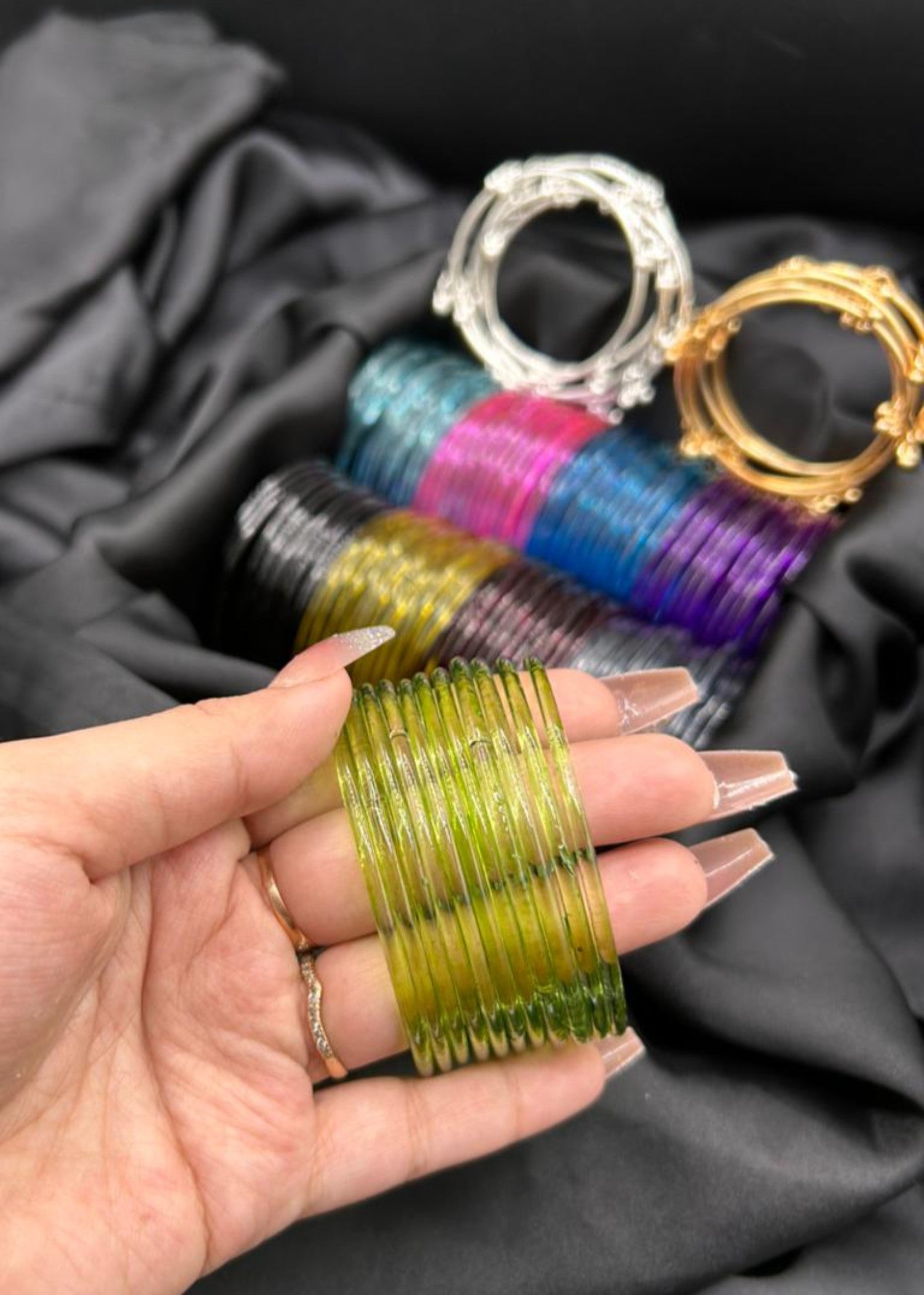 Bangles in Multi Color by - Trendy Women Bangles JAI3059