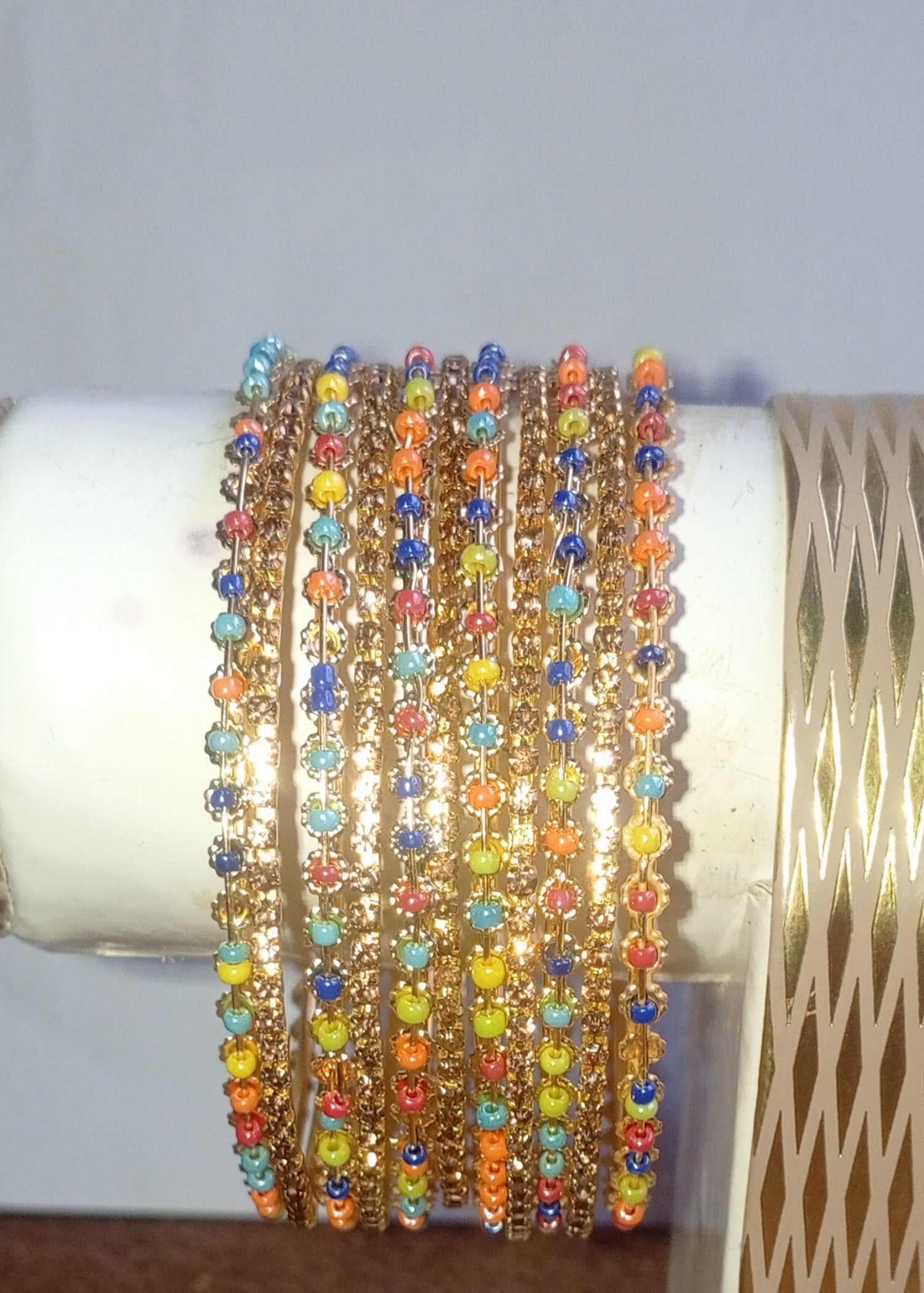 Bangles in Multi Color by - Trendy Women Bangles OTU2343
