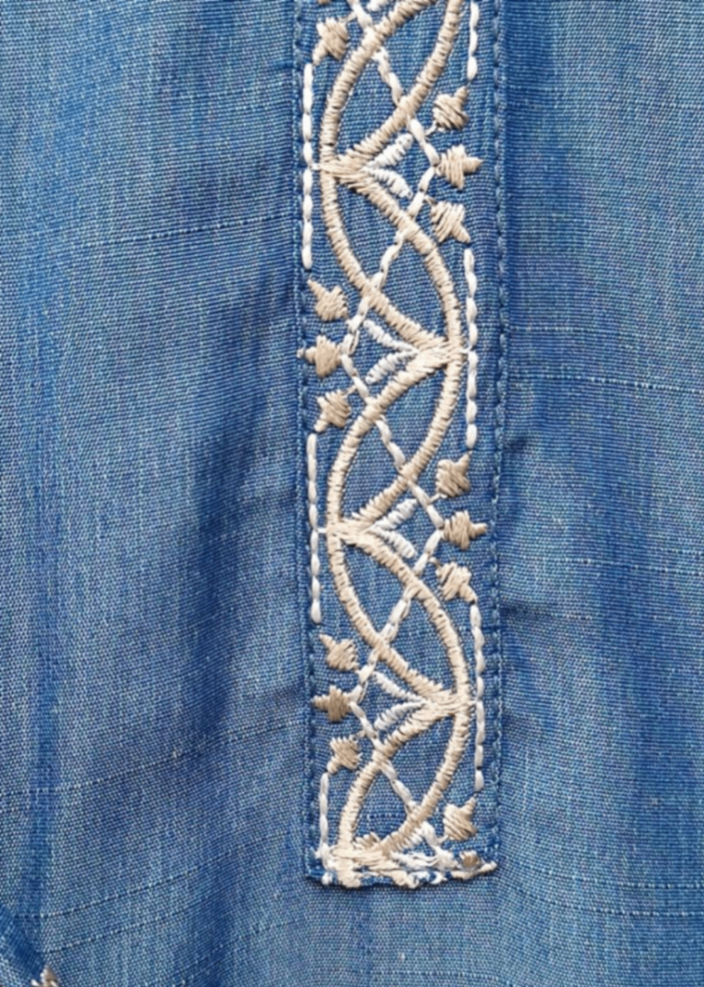 cotton silk Kurta Set in Dodger blue