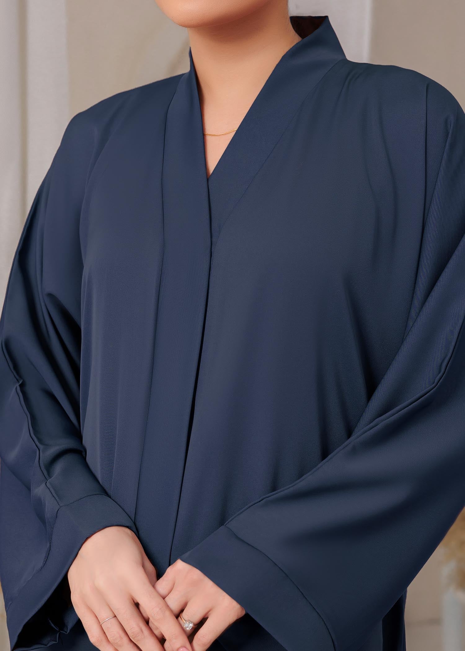 nidha Abaya in Blue