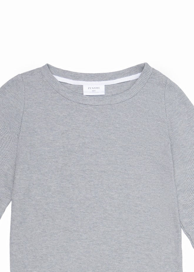 polyester Blouse in Grey