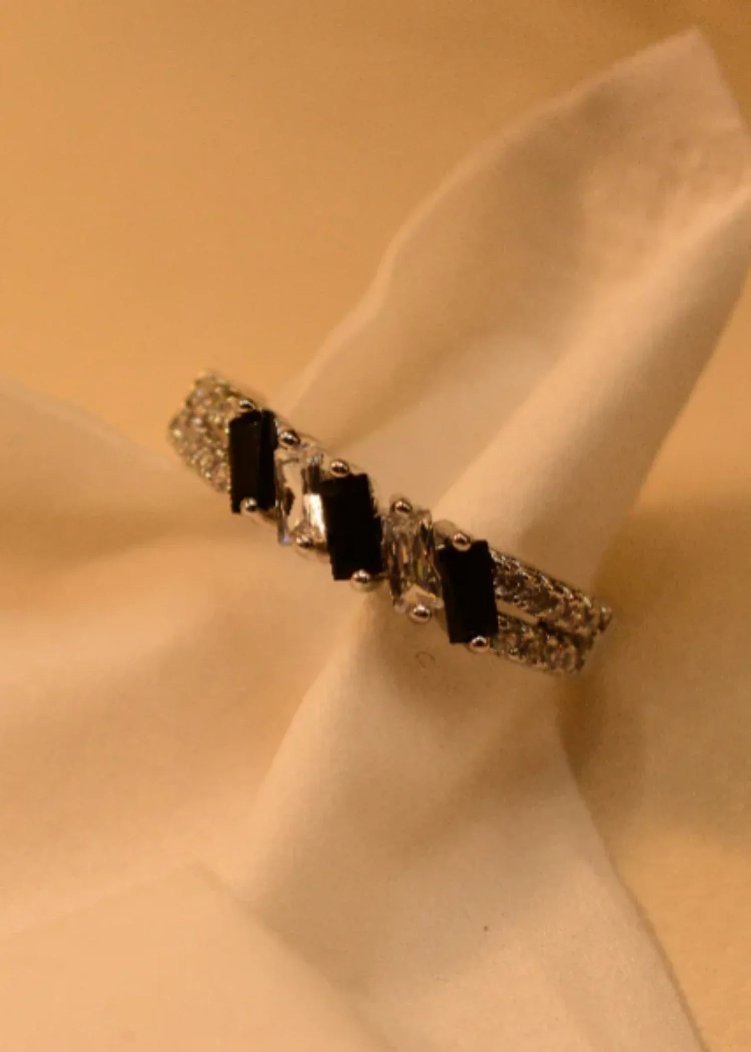 Ring in Black Color by - Trendy Women Ring RFE9878