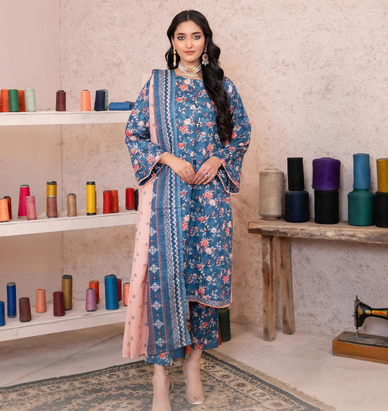 Printed Summer Lawn Drop 14 – 12