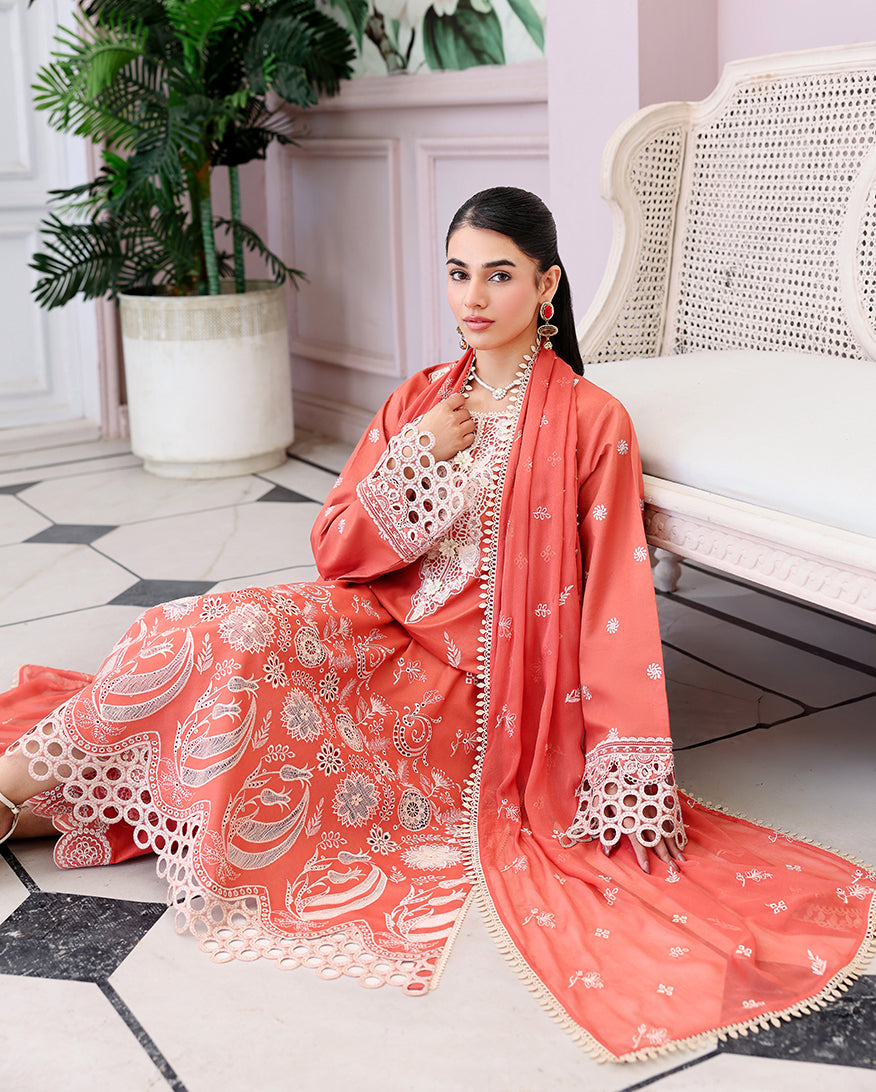 Veil of Summer Chikankari Lawn Edit – Soleil Blanc