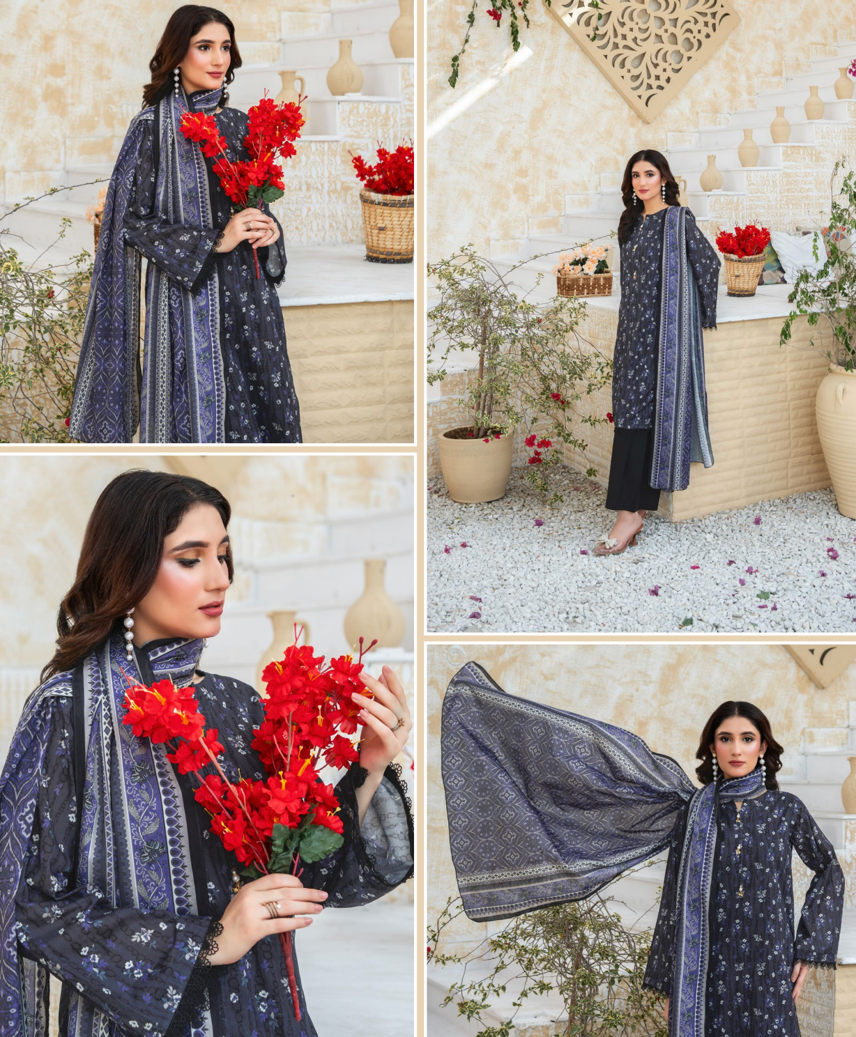 Dabiha Printed Lawn D - 9