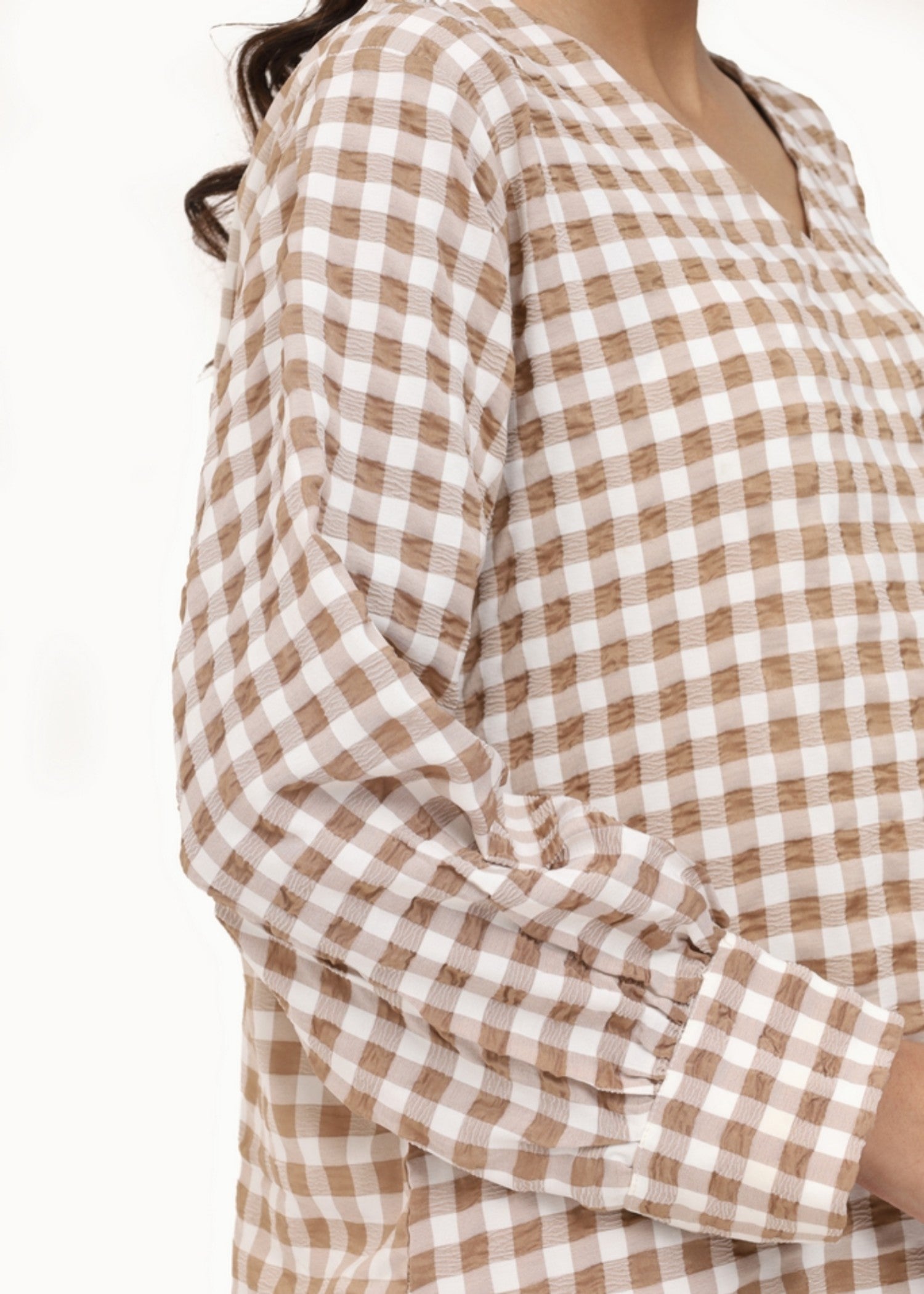 polycotton Co Ord Sets in Camel brown