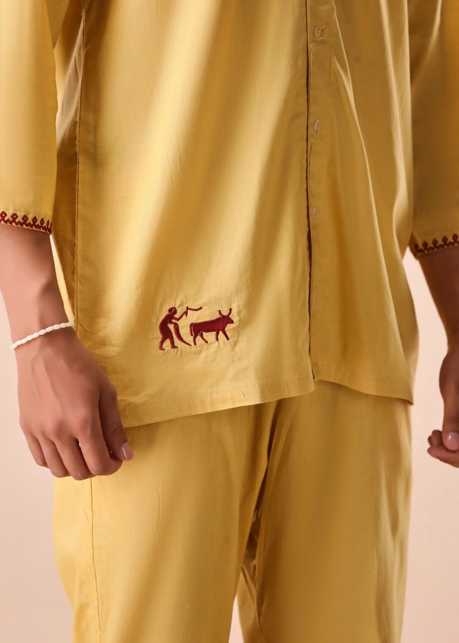 Co ord Set in Yellow