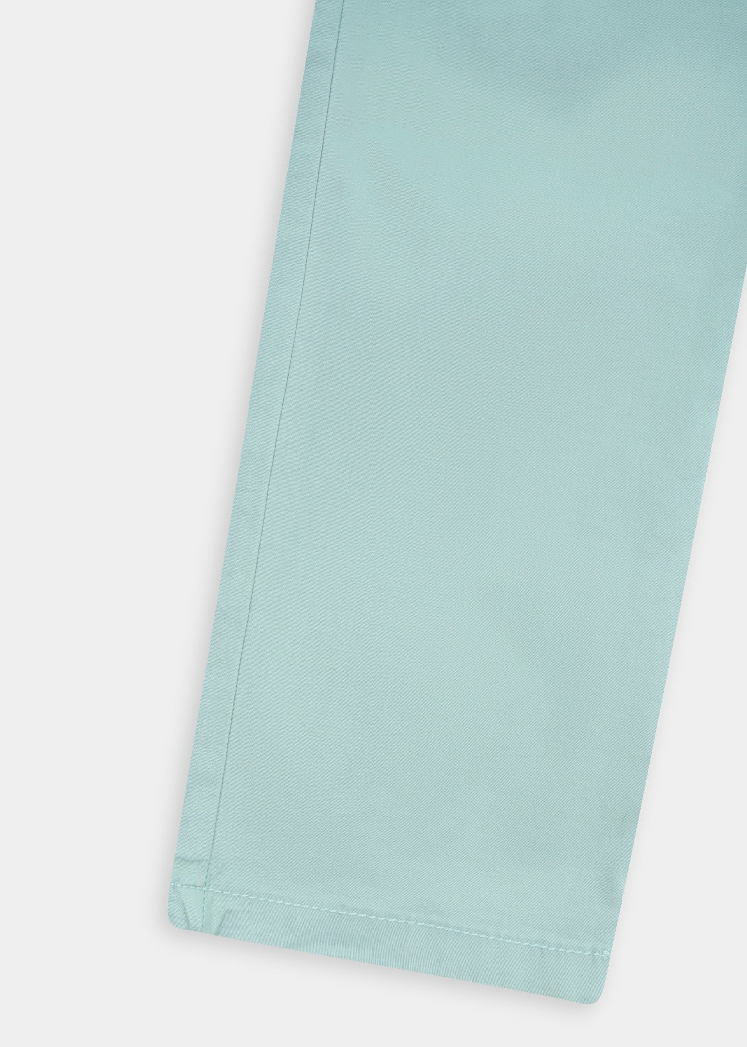 cotton satin Pants in Light blue