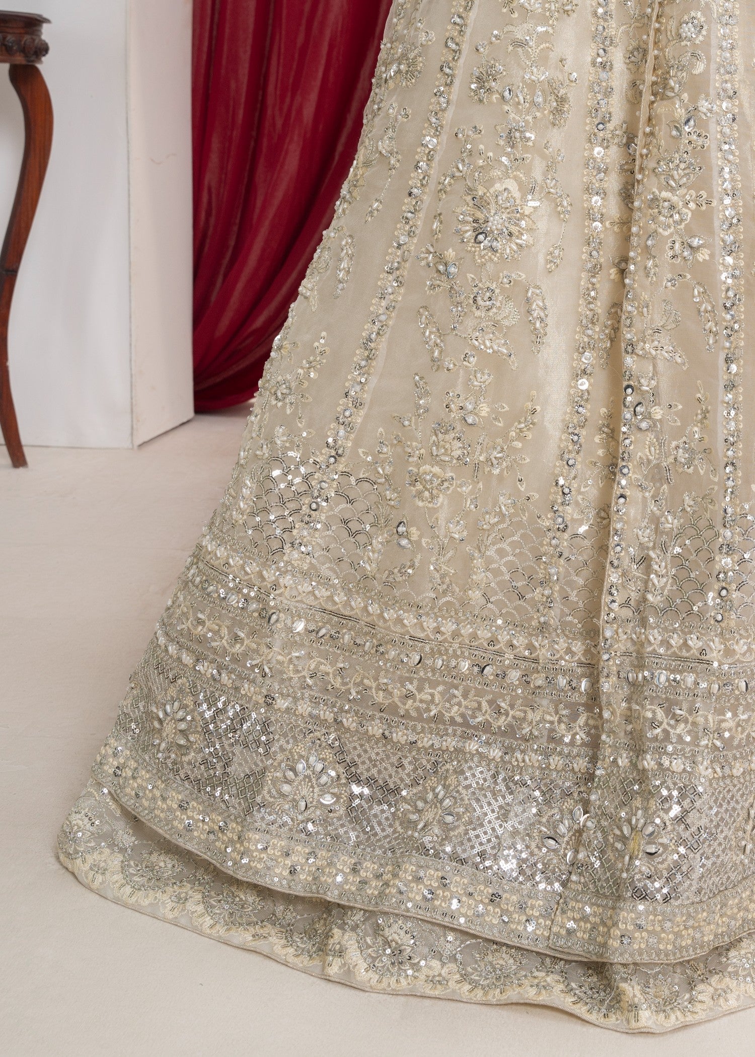 organza Maxi in Ivory