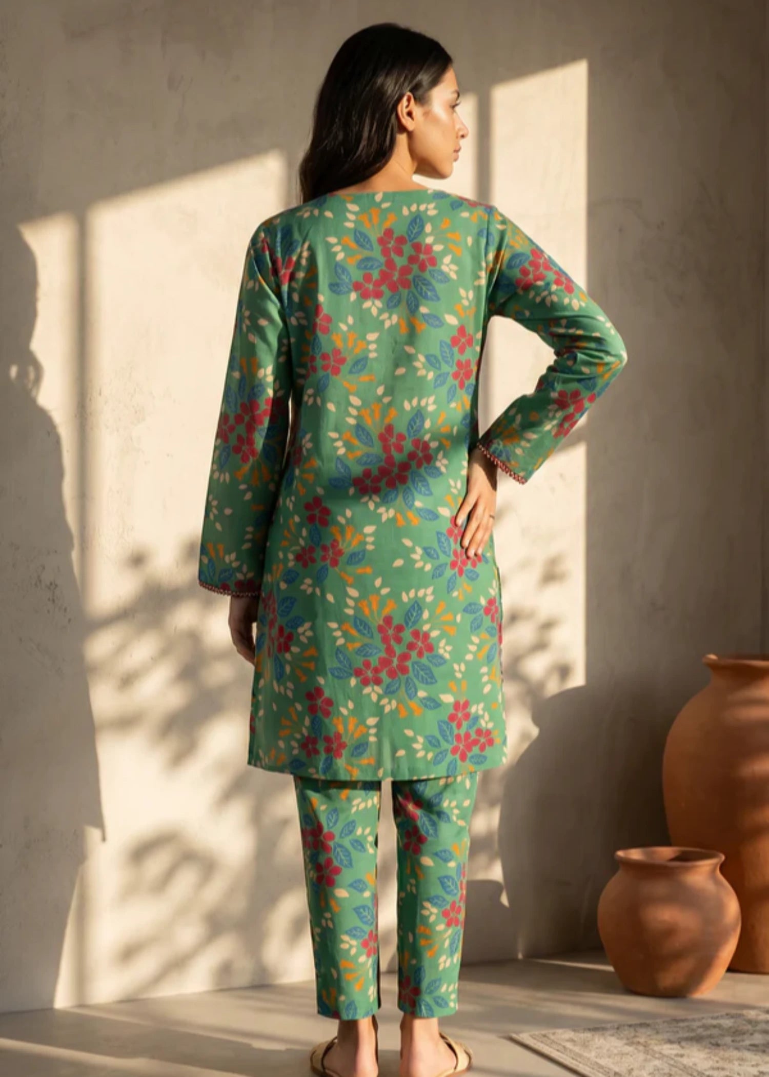 lawn Co Ord Sets in Green