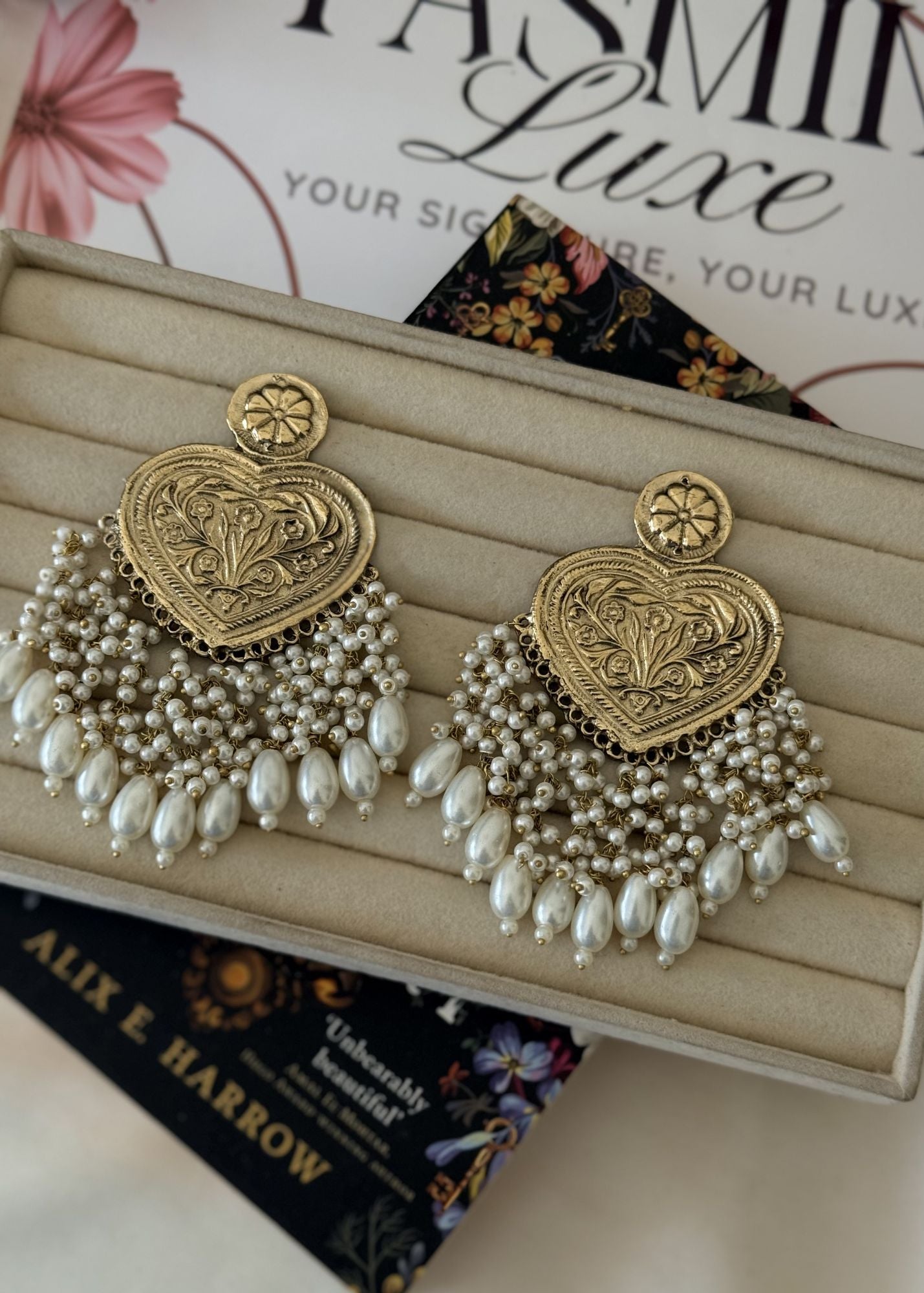 Earrings in Gold Color by - Trendy Women Earrings YTV5093