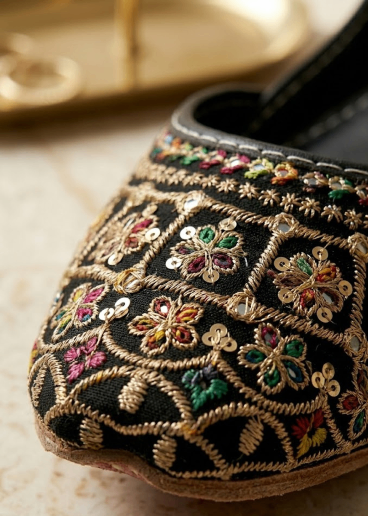 Khussa in Multi by - High Quality Women Khussa BSW0176