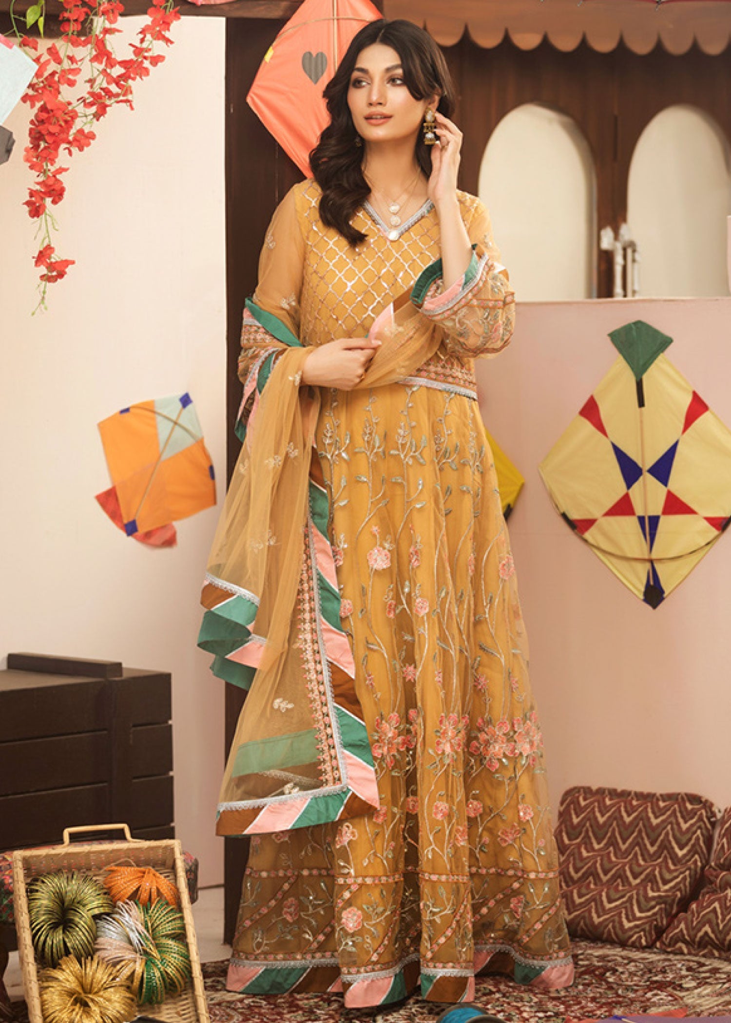 net Unstitched in Yellow