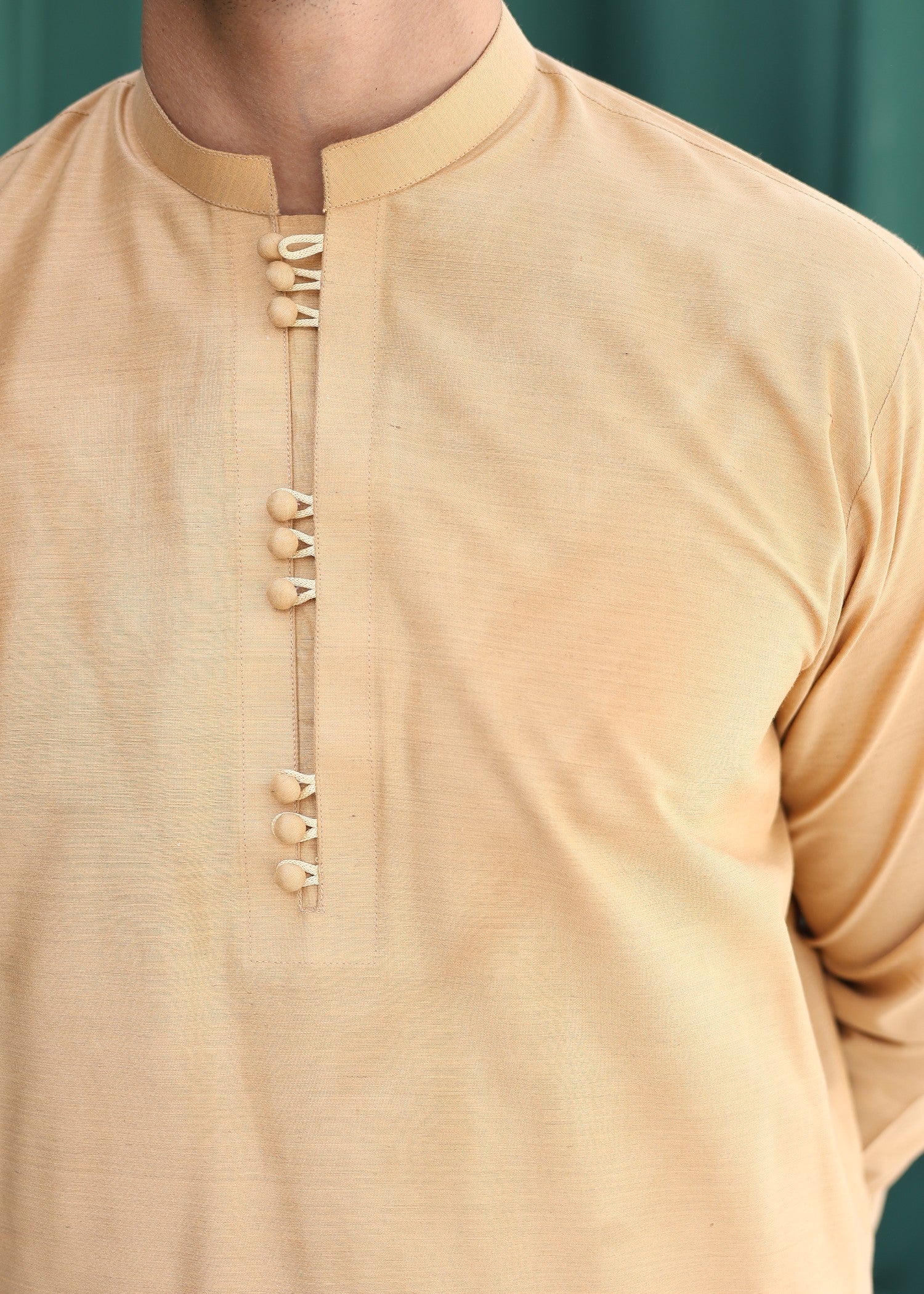 wash & wear Kurta Set in Peach orange