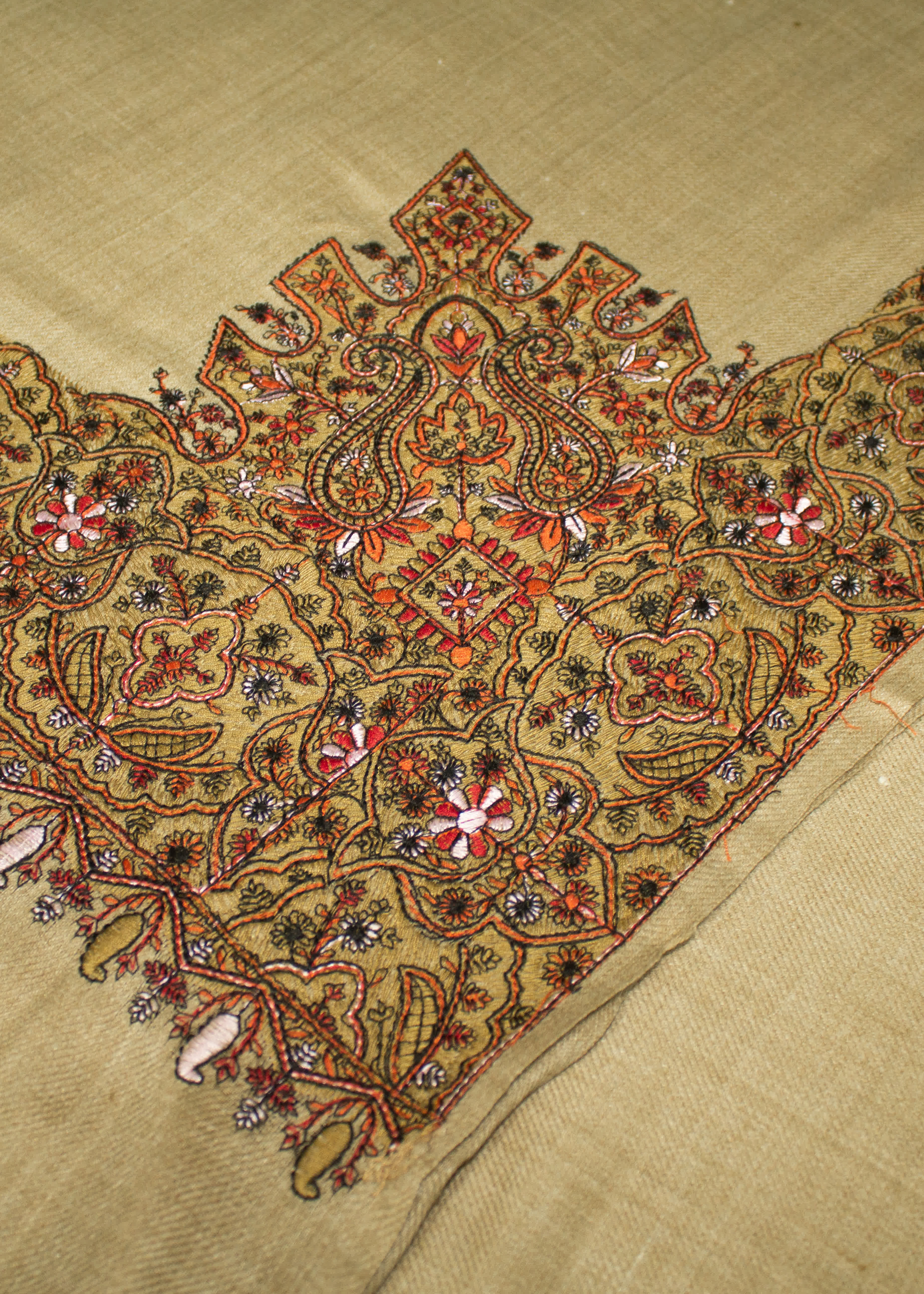 Shawl in Khaki brown Color by - Trendy Women Shawl VSY0242